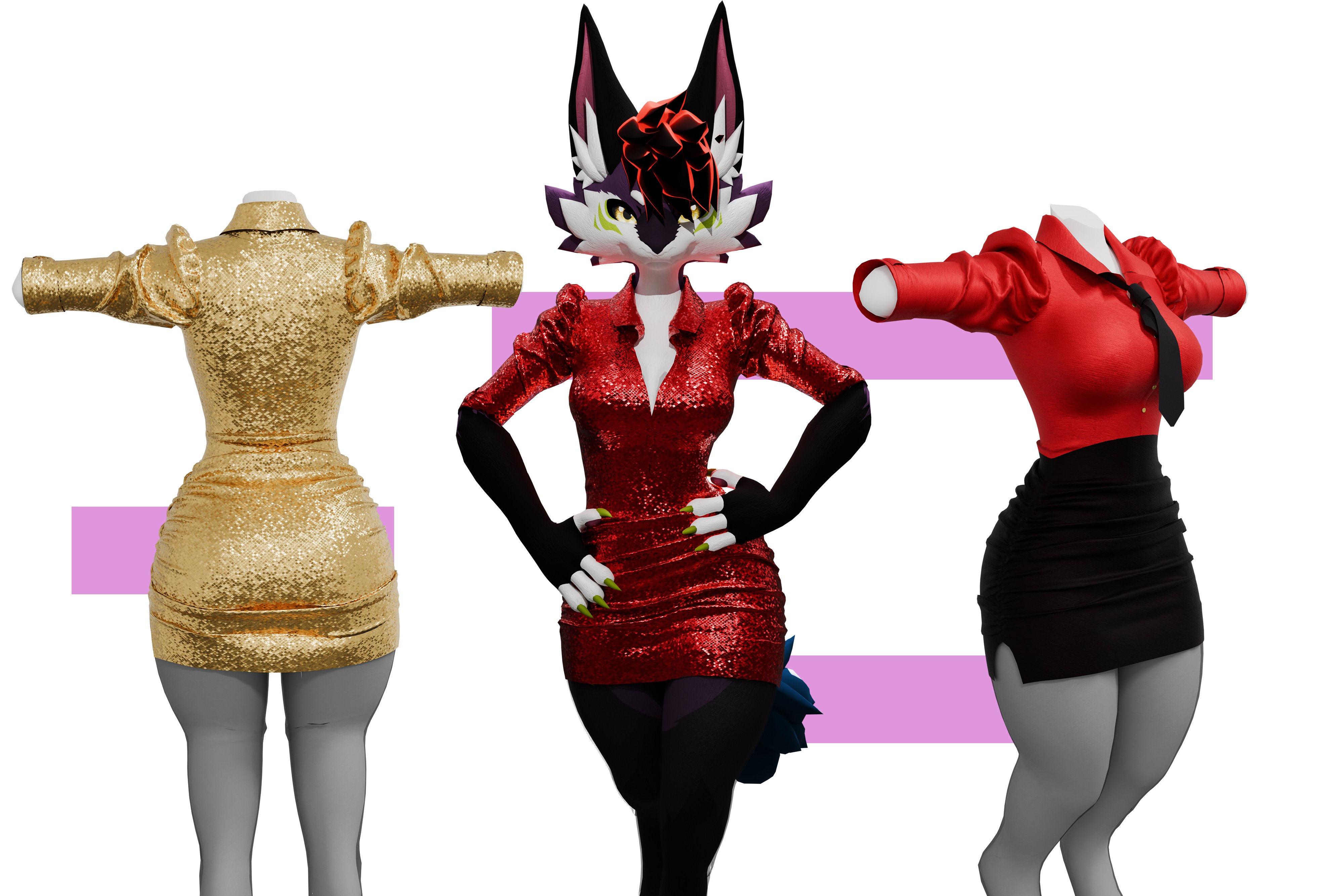 Sexy Office lady outfit Novabeast (VRCHAT/SDK3)