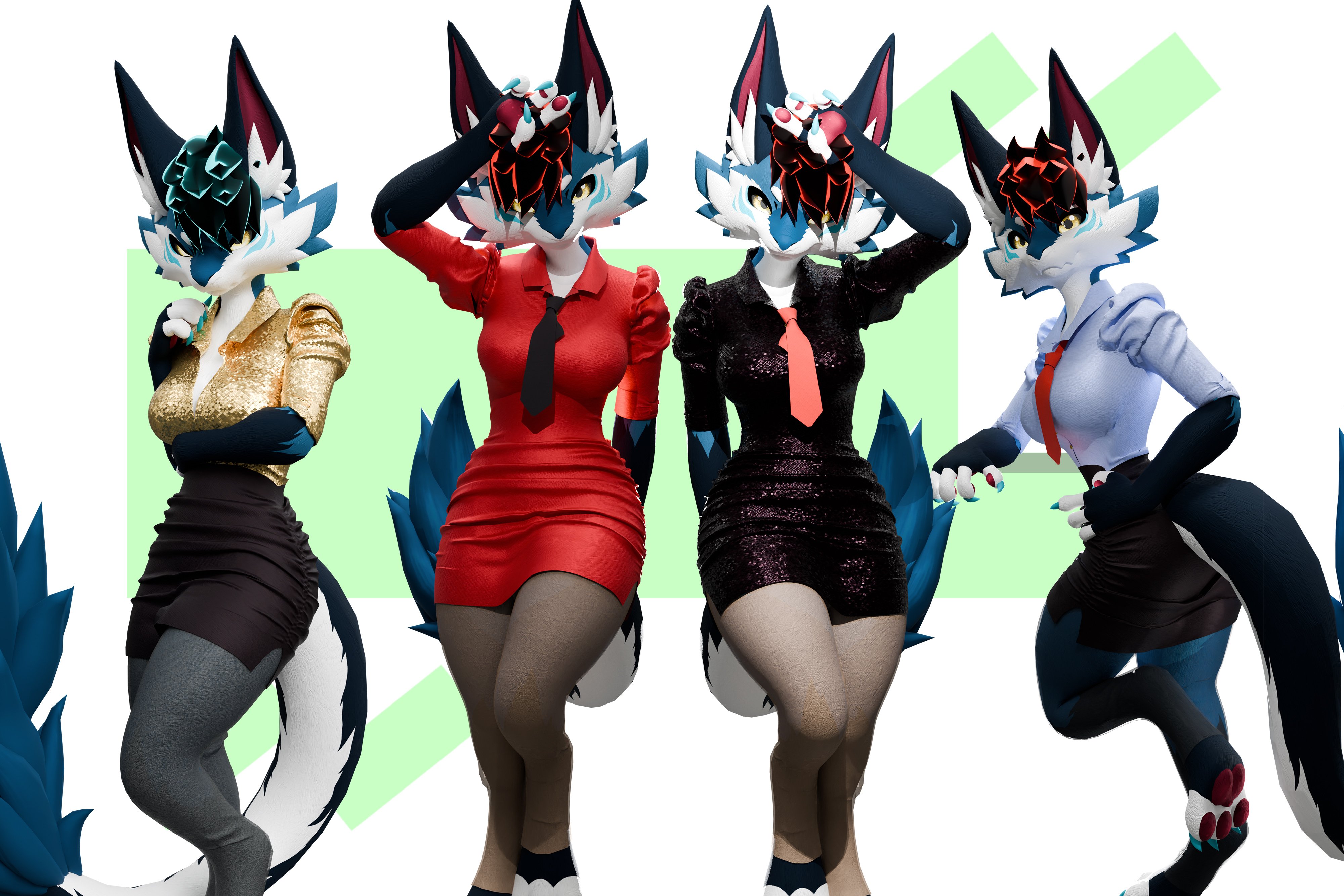 Sexy Office lady outfit Novabeast (VRCHAT/SDK3)