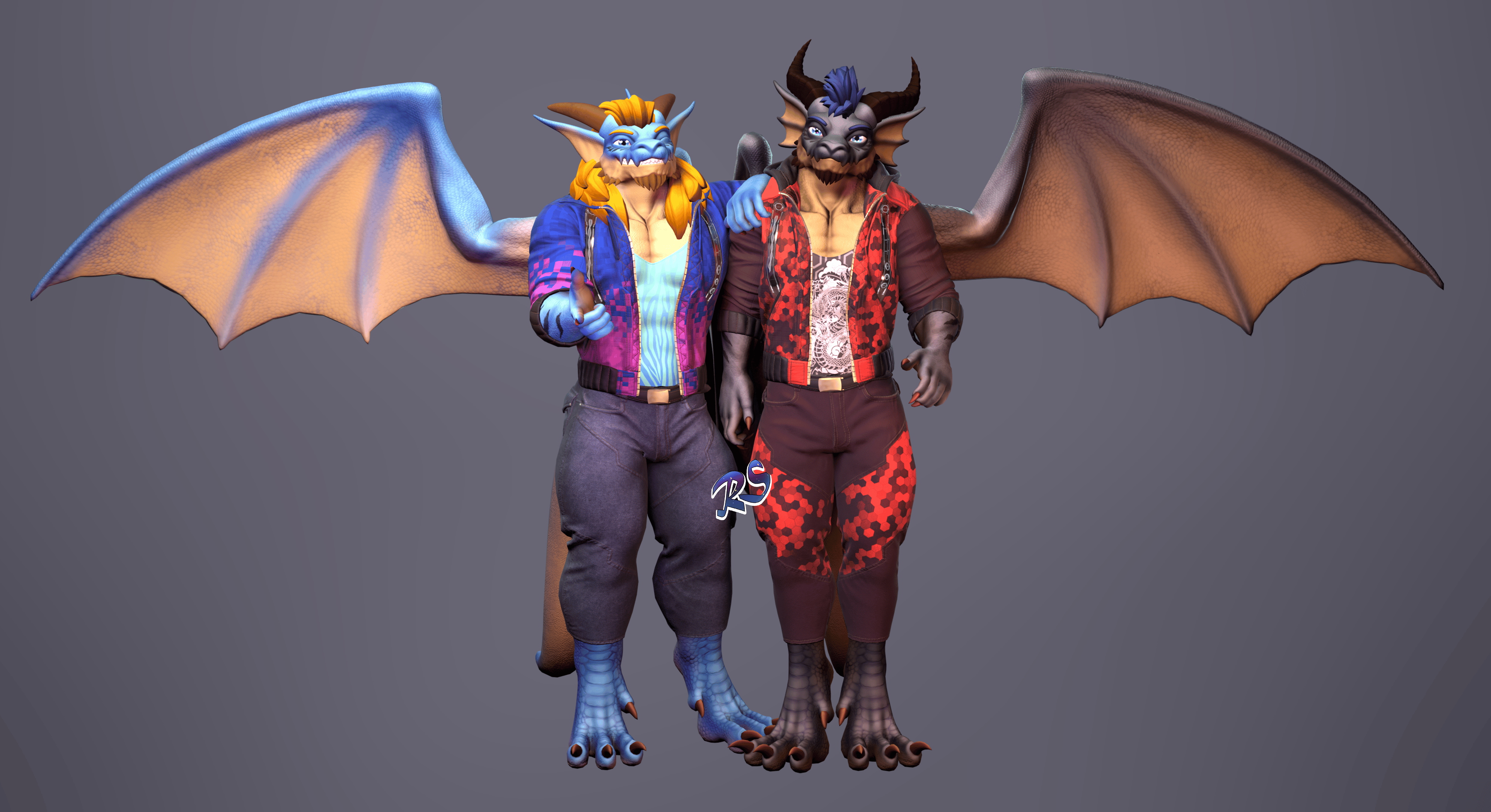 Draxorius VRCHAT Dragon avatar PC