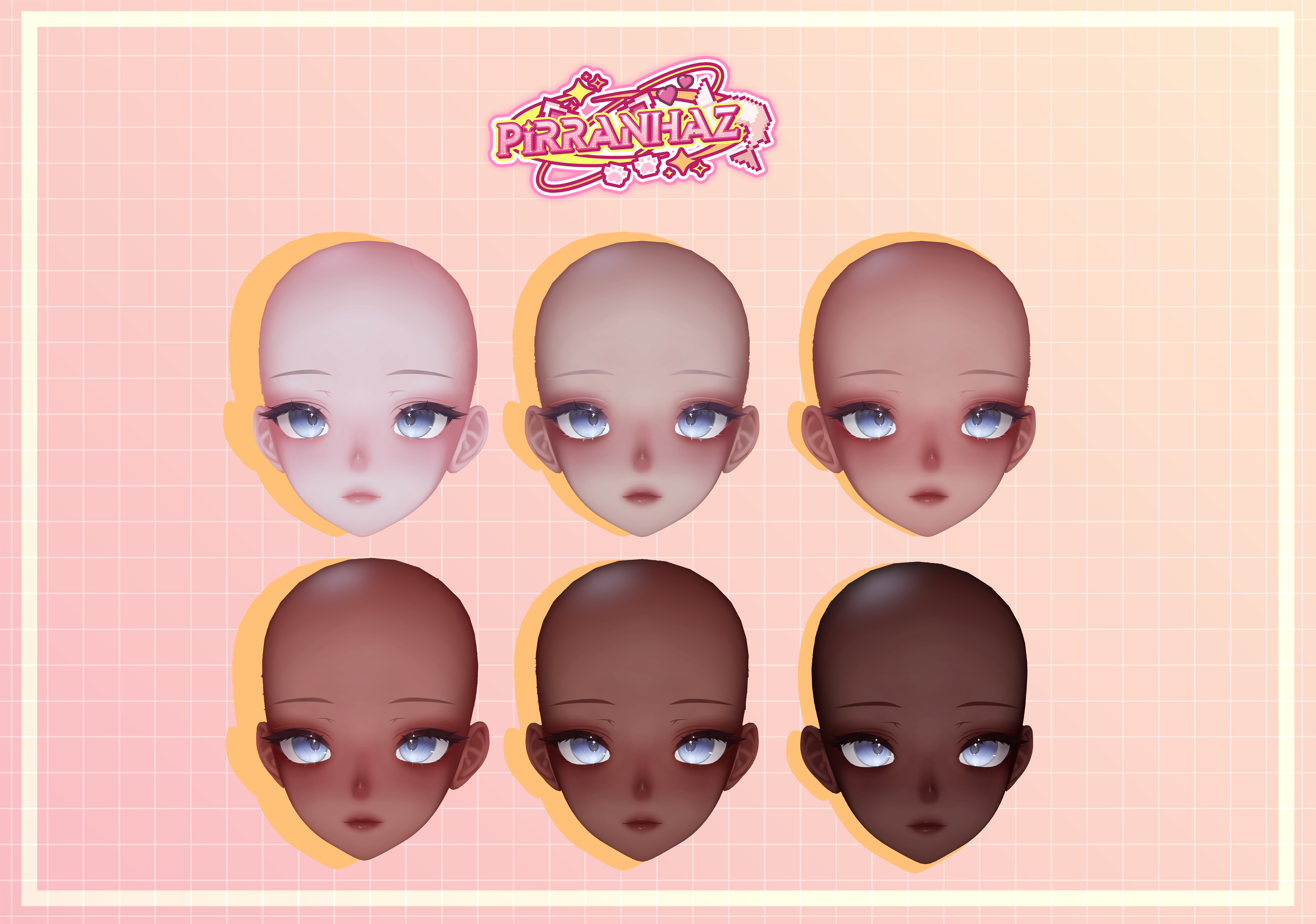 Blushed Willa ♡ Willa Head Face Texture ♡ Nitro