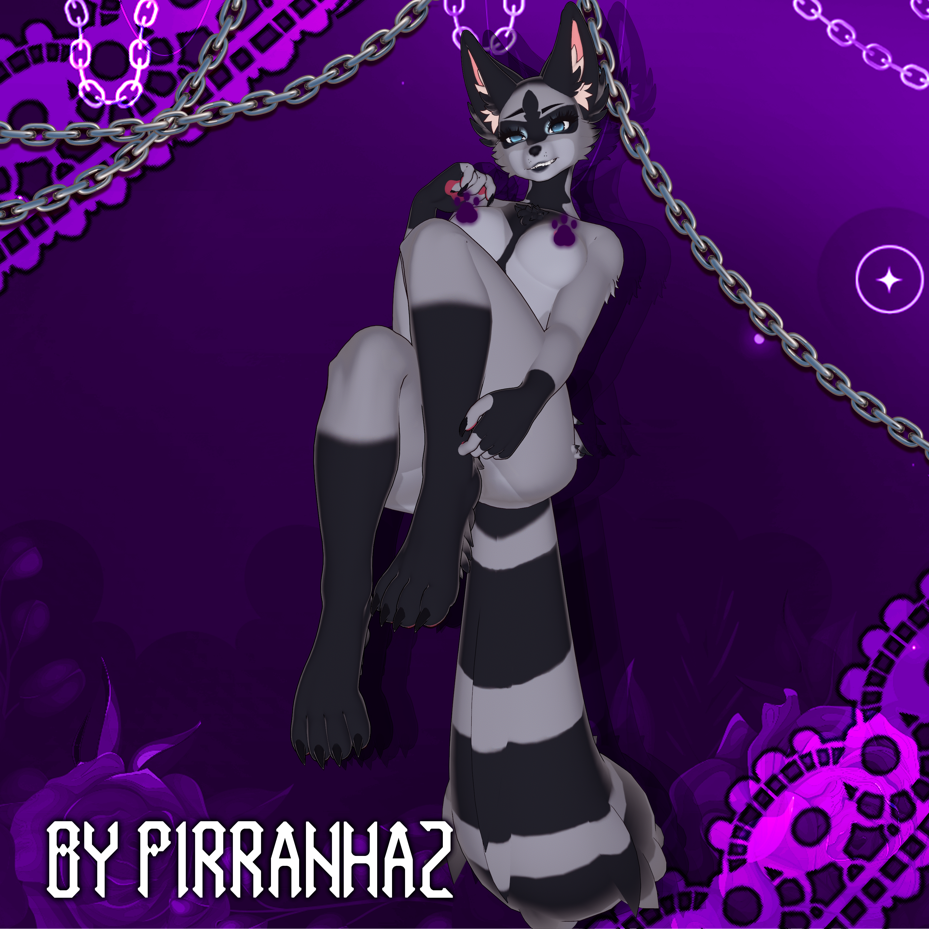 Raccoon Texture Furry | Emi Base | VRC