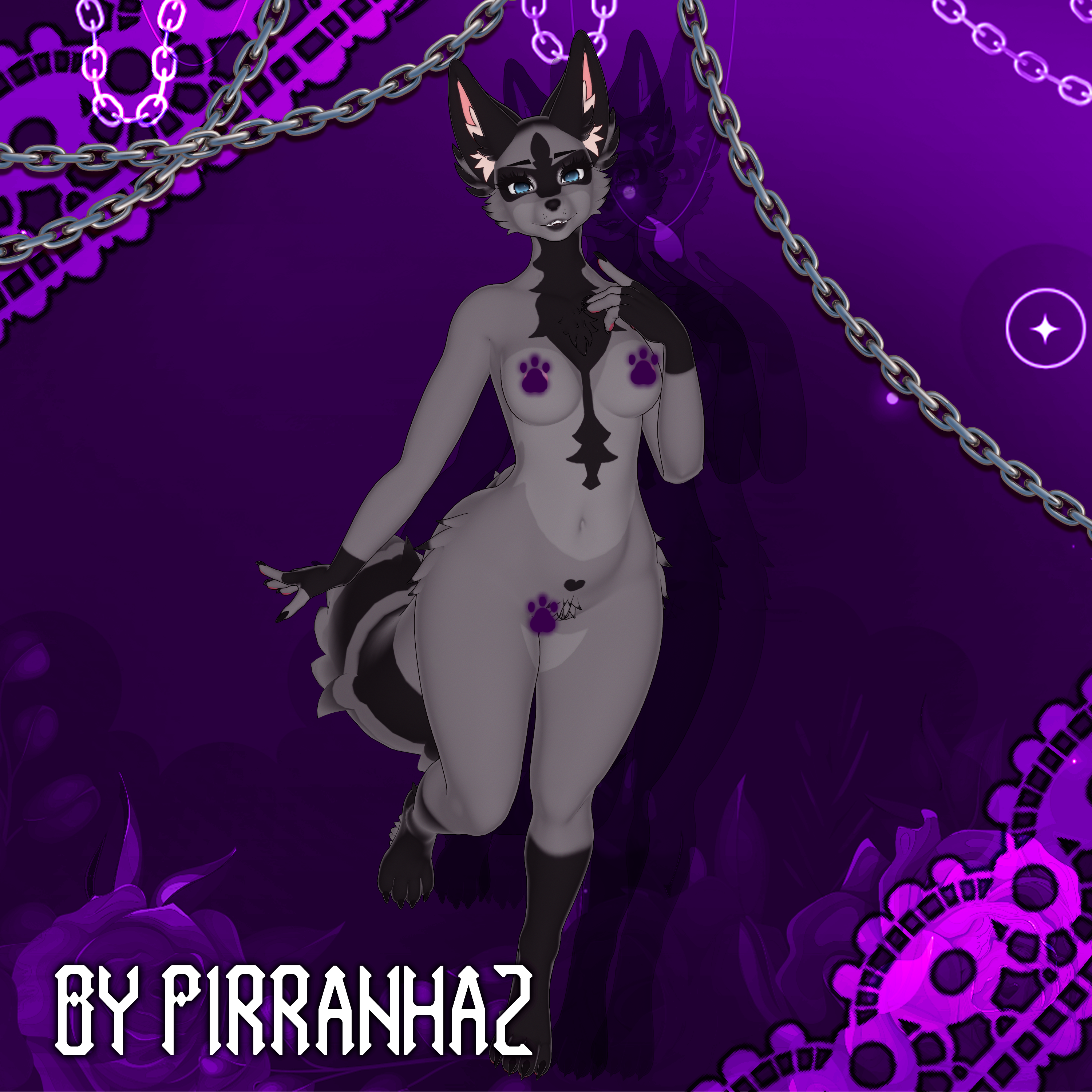 Raccoon Texture Furry | Emi Base | VRC
