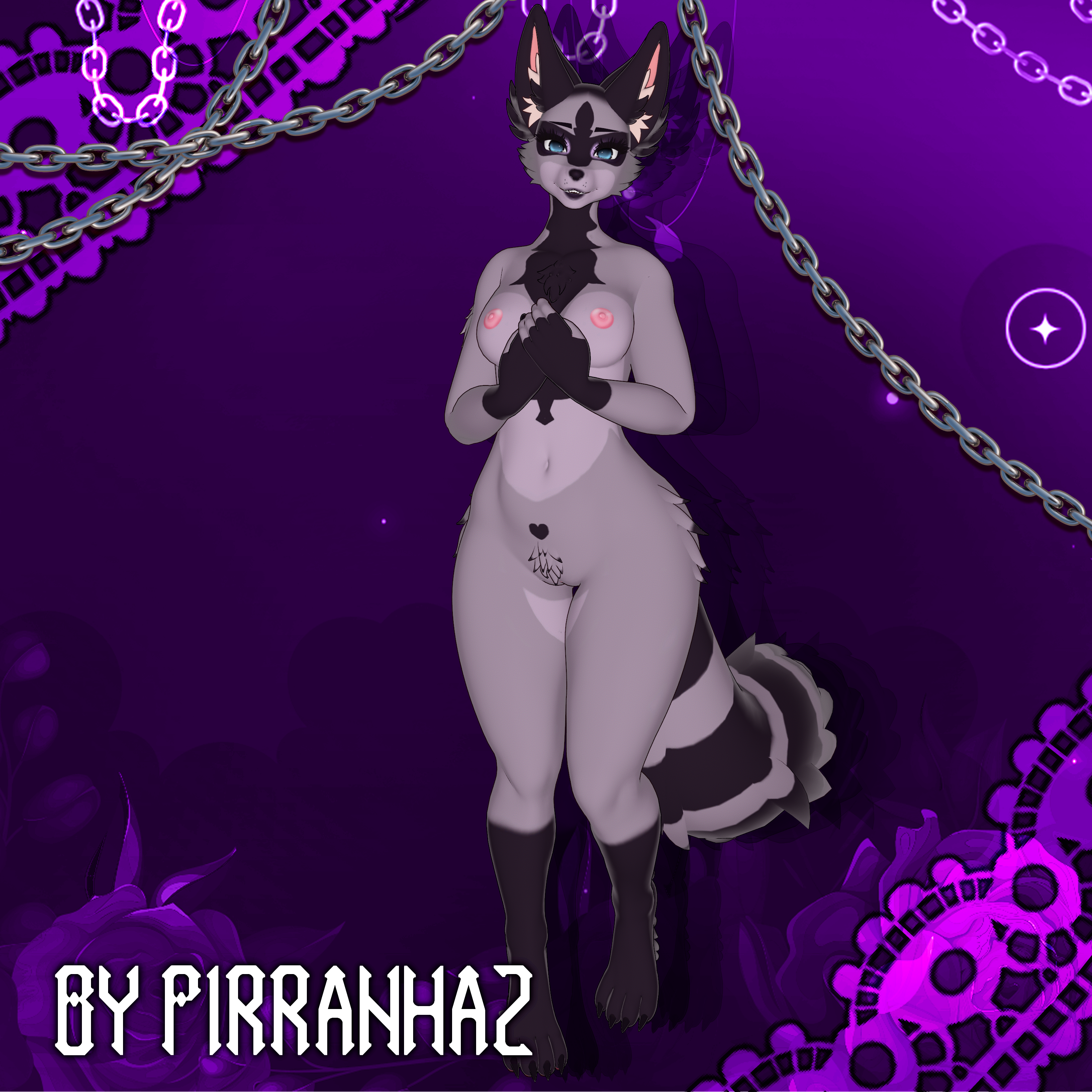 Raccoon Texture Furry | Emi Base | VRC