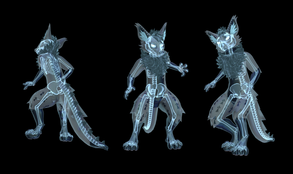 Skeleton for Freakhound