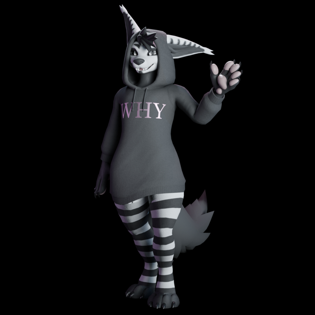 Hoodie and Thigh Highs for Vulper
