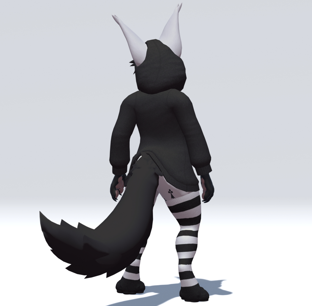 Hoodie and Thigh Highs for Vulper