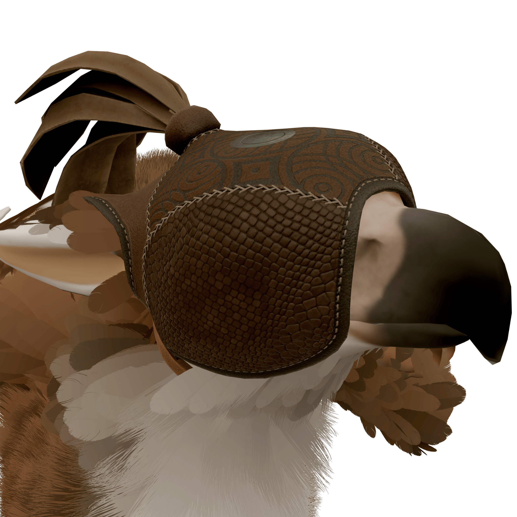 Falconry Hood for Fluffy Gryphon