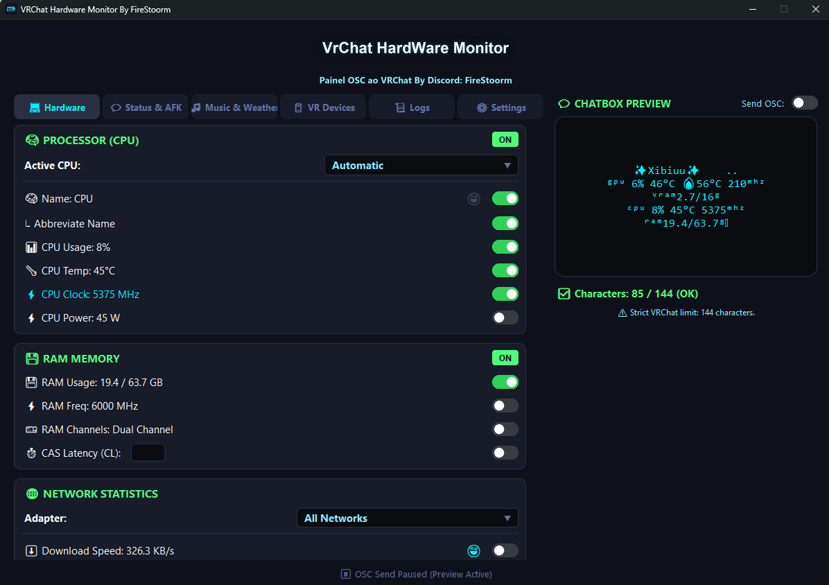 VR ChatBox Monitor Pro