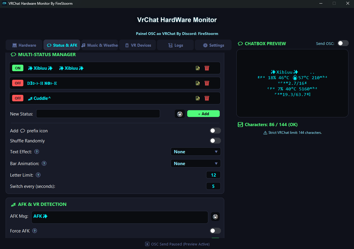 VR ChatBox Monitor Pro