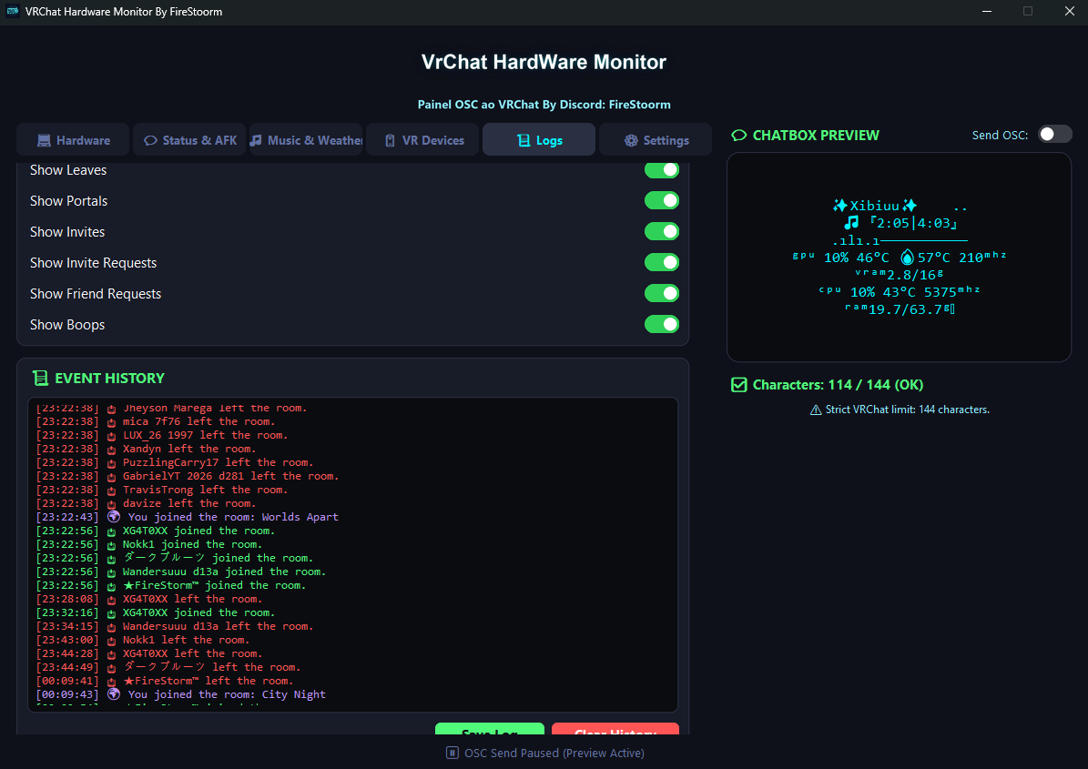 VR ChatBox Monitor Pro