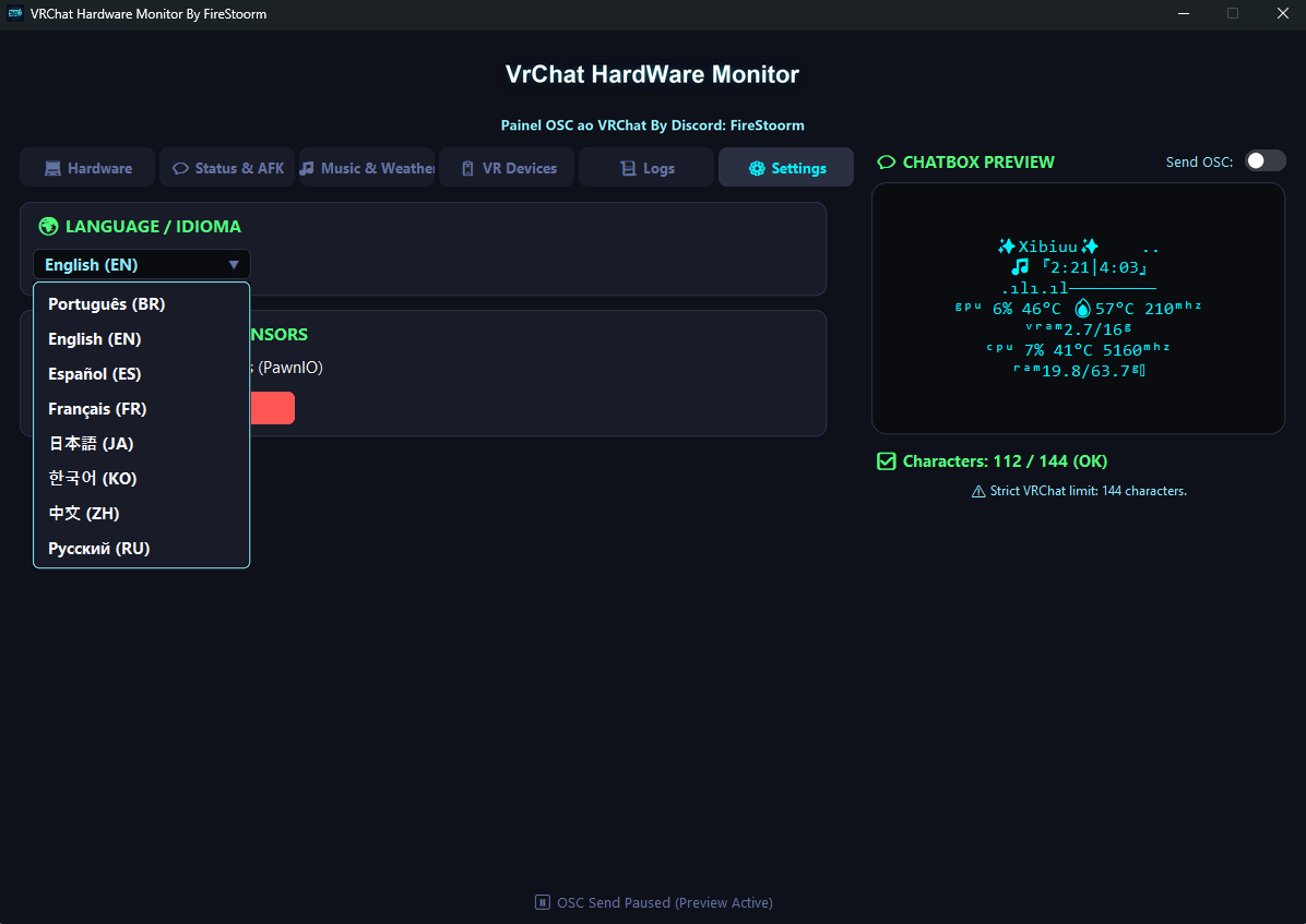 VR ChatBox Monitor Pro