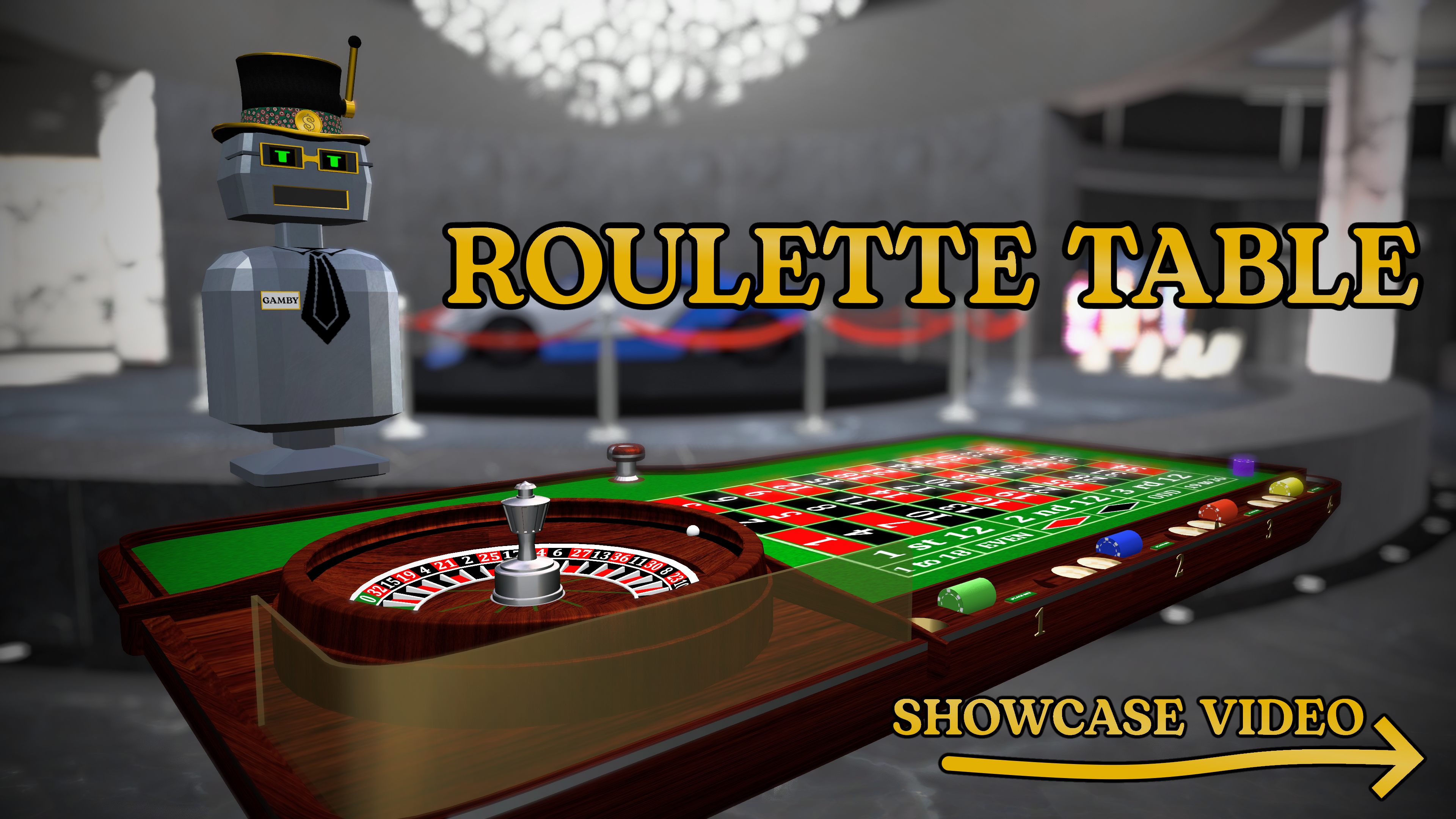 VRC Avatar | Roulette Table