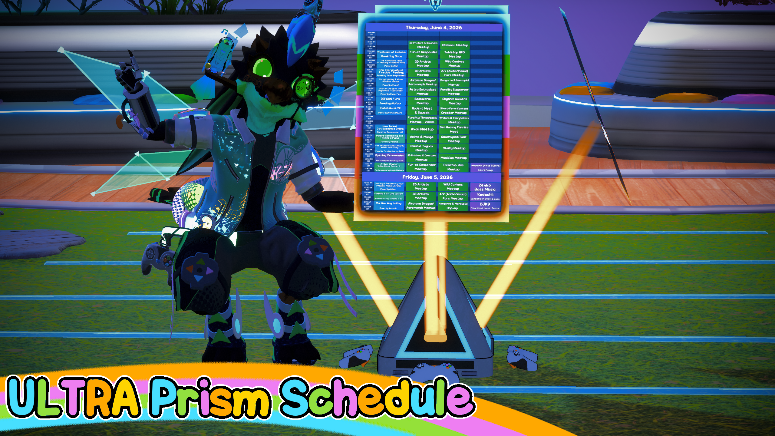 VRC Avatar | ULTRA Prism Schedule
