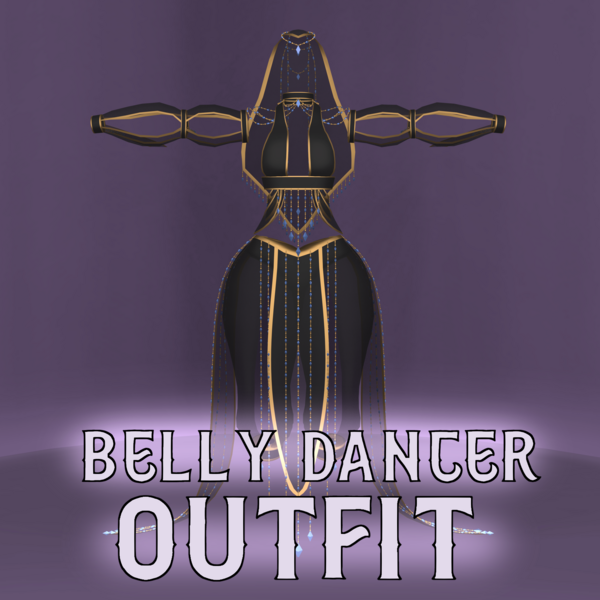 Hyenid Belly Dancer Outfit (Personal and Commercial Use)