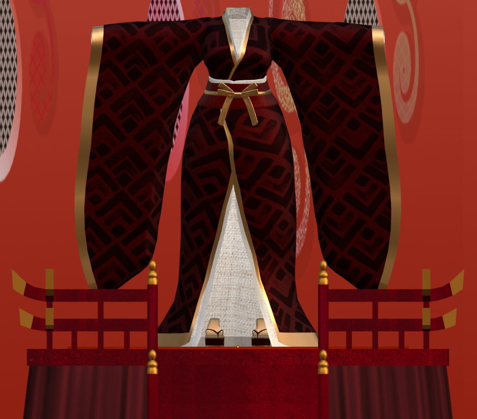 Scratch Kimono Set
