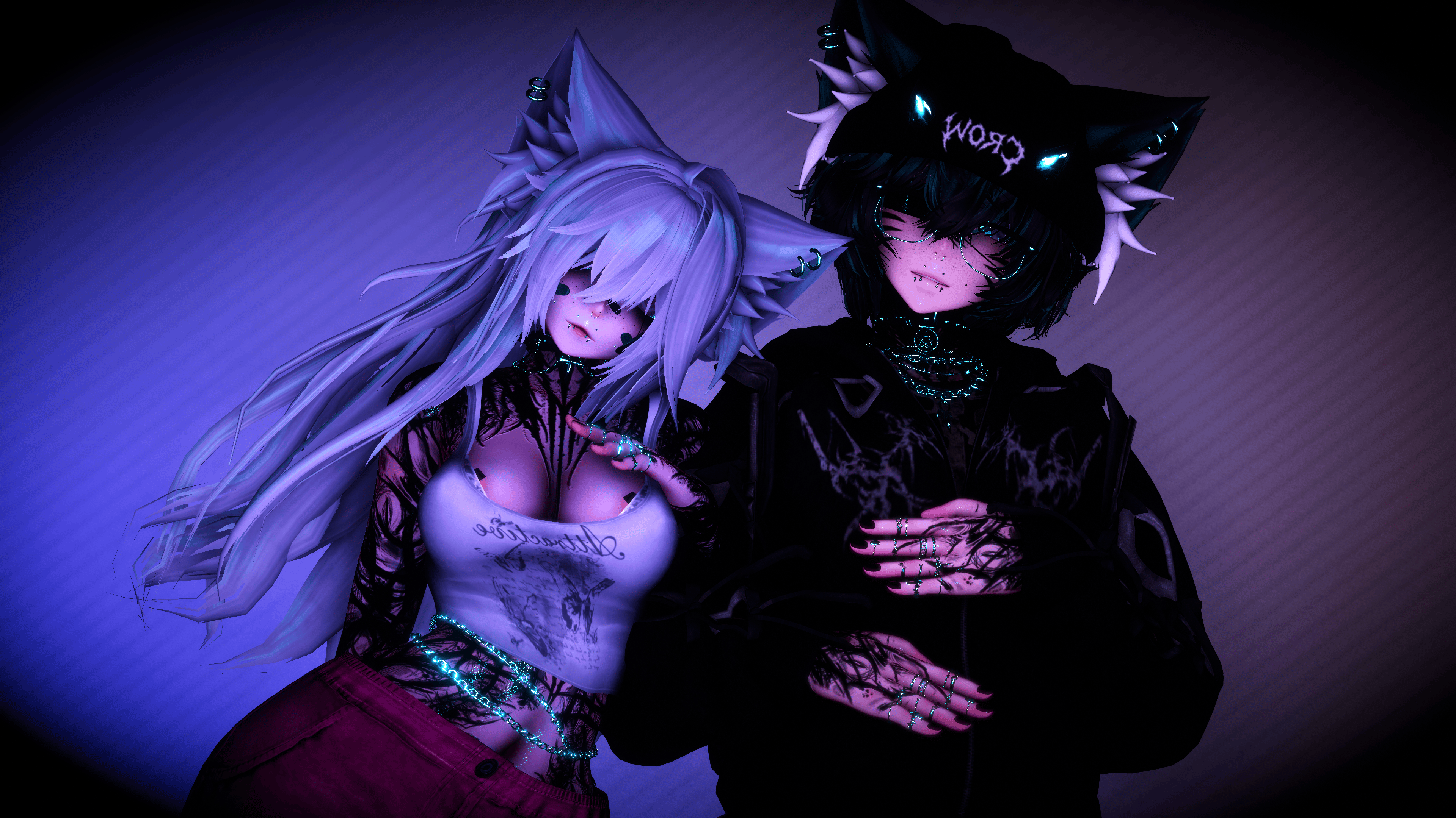 ✦ ☾ Midnight Lovers Set ☽ ✦ PC, Q, FT