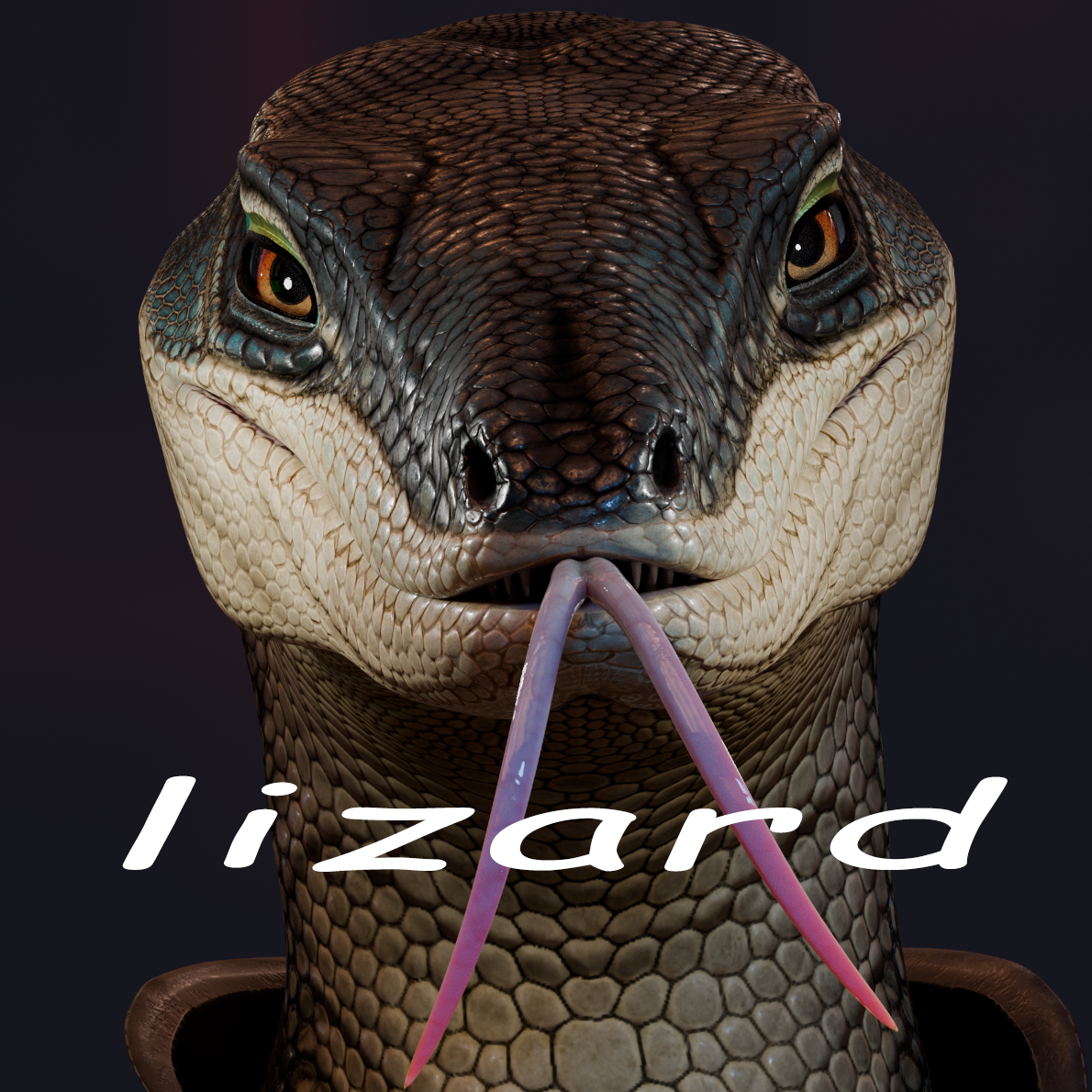 Nekari Varania - Monitor Lizard VRChat avatar