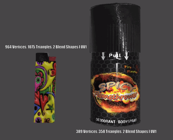 Spray Can & Lighter