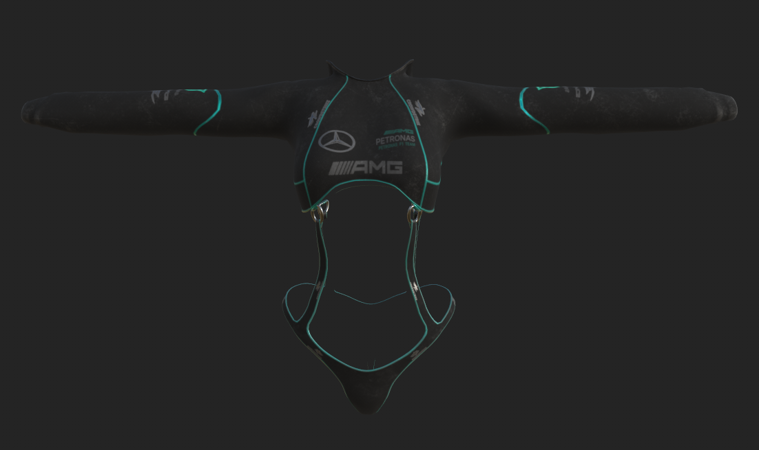AMG Neon Tech wear Bodysuit
