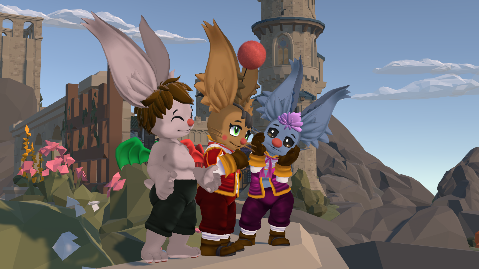 Iva Batmole - Moogle inspired VRChat Avatar