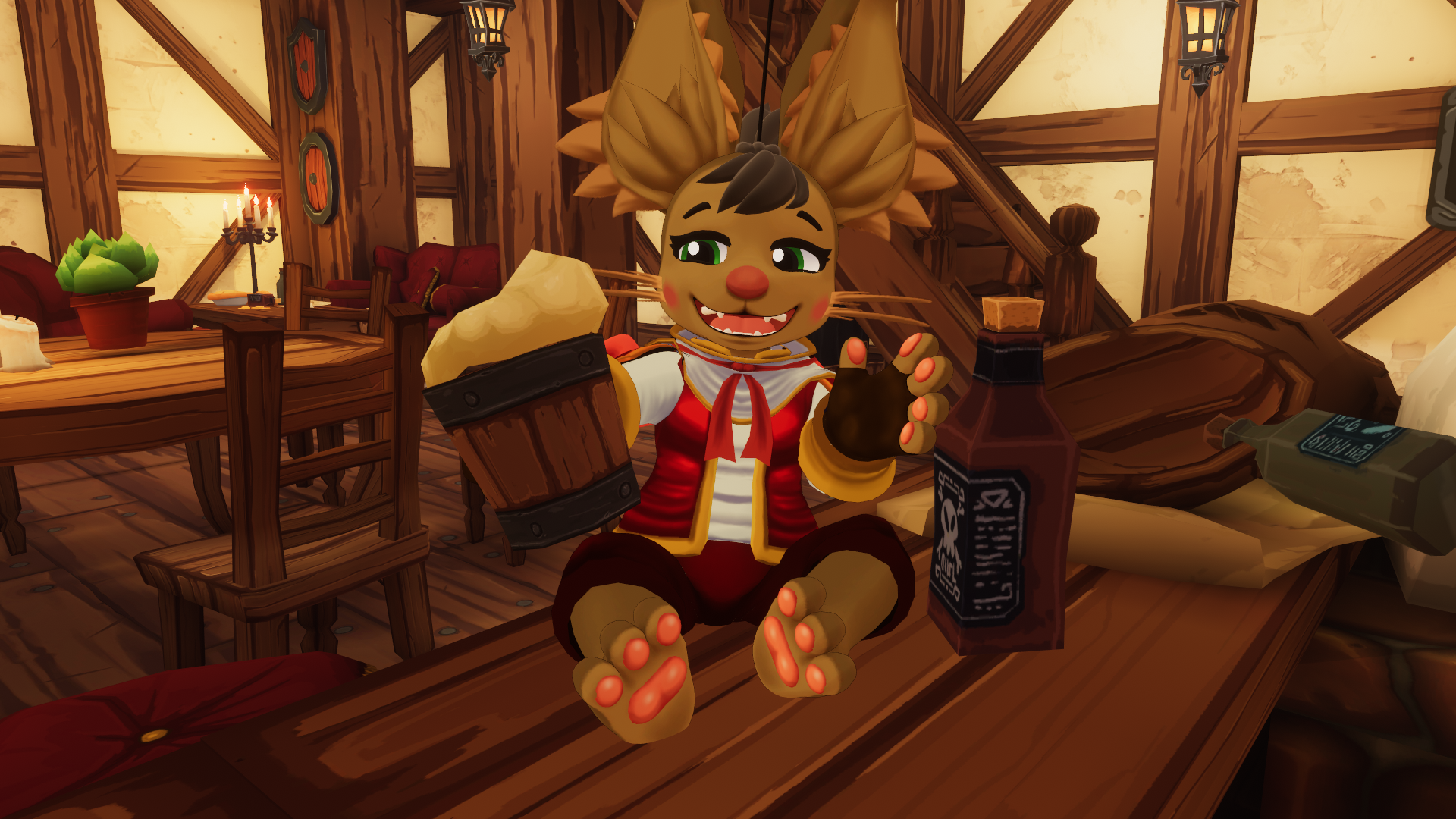 Iva Batmole - Moogle inspired VRChat Avatar