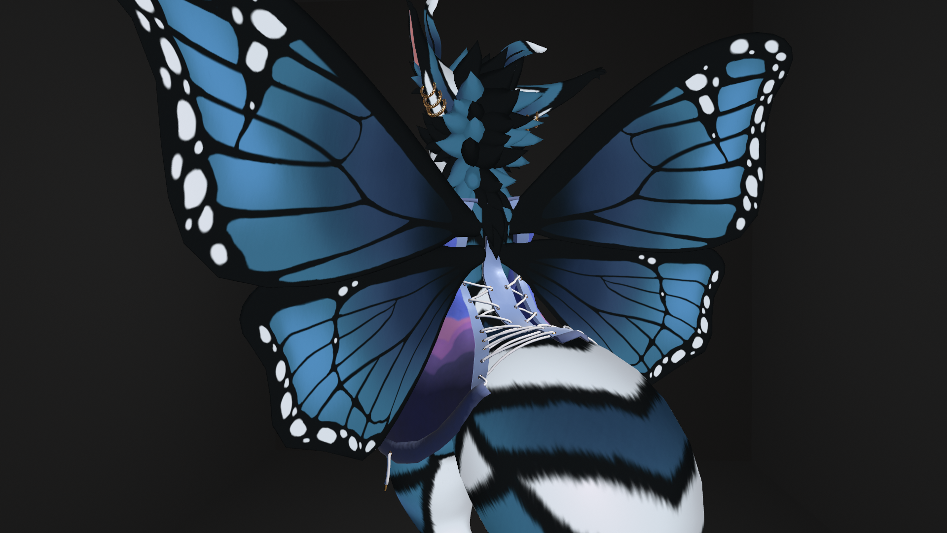 Comfy sweater with wing openings - foxmoth