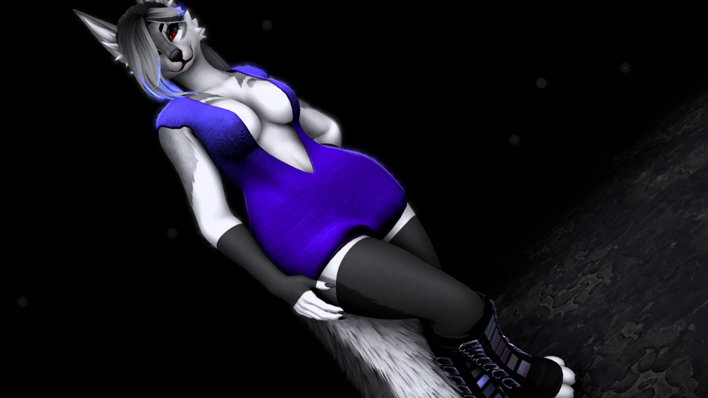 Deep V-neck shirt and Booty shorts combo (VRCFury Drag-and-Drop ready)
