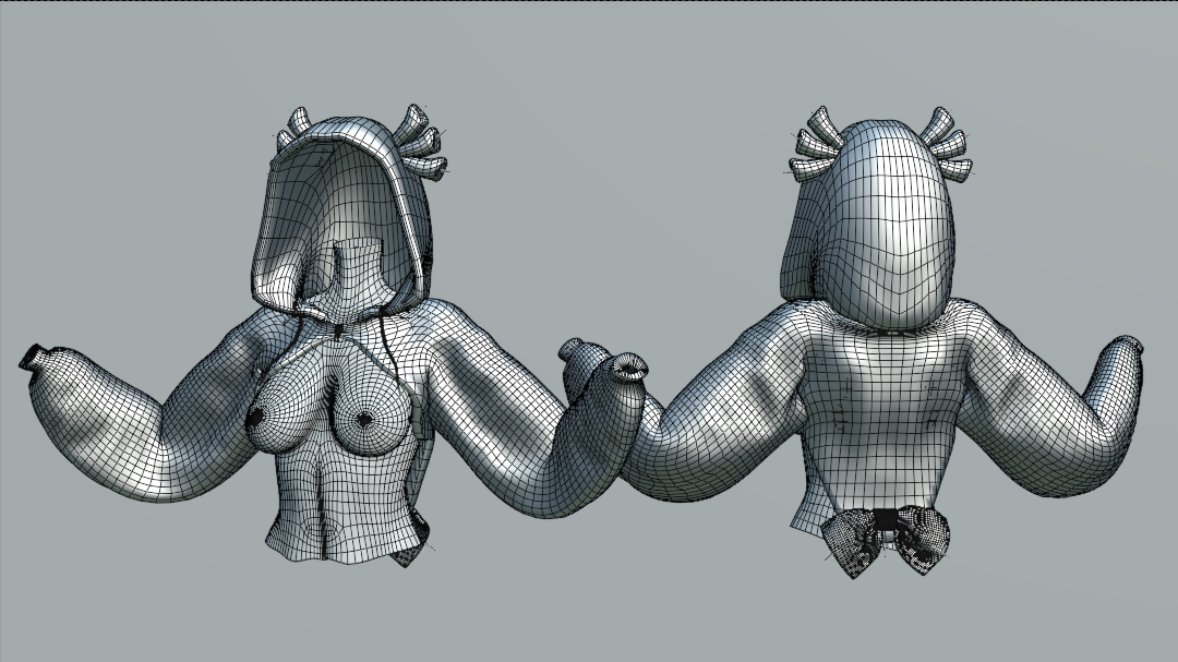 Shrug Hoodie (Axolotl)