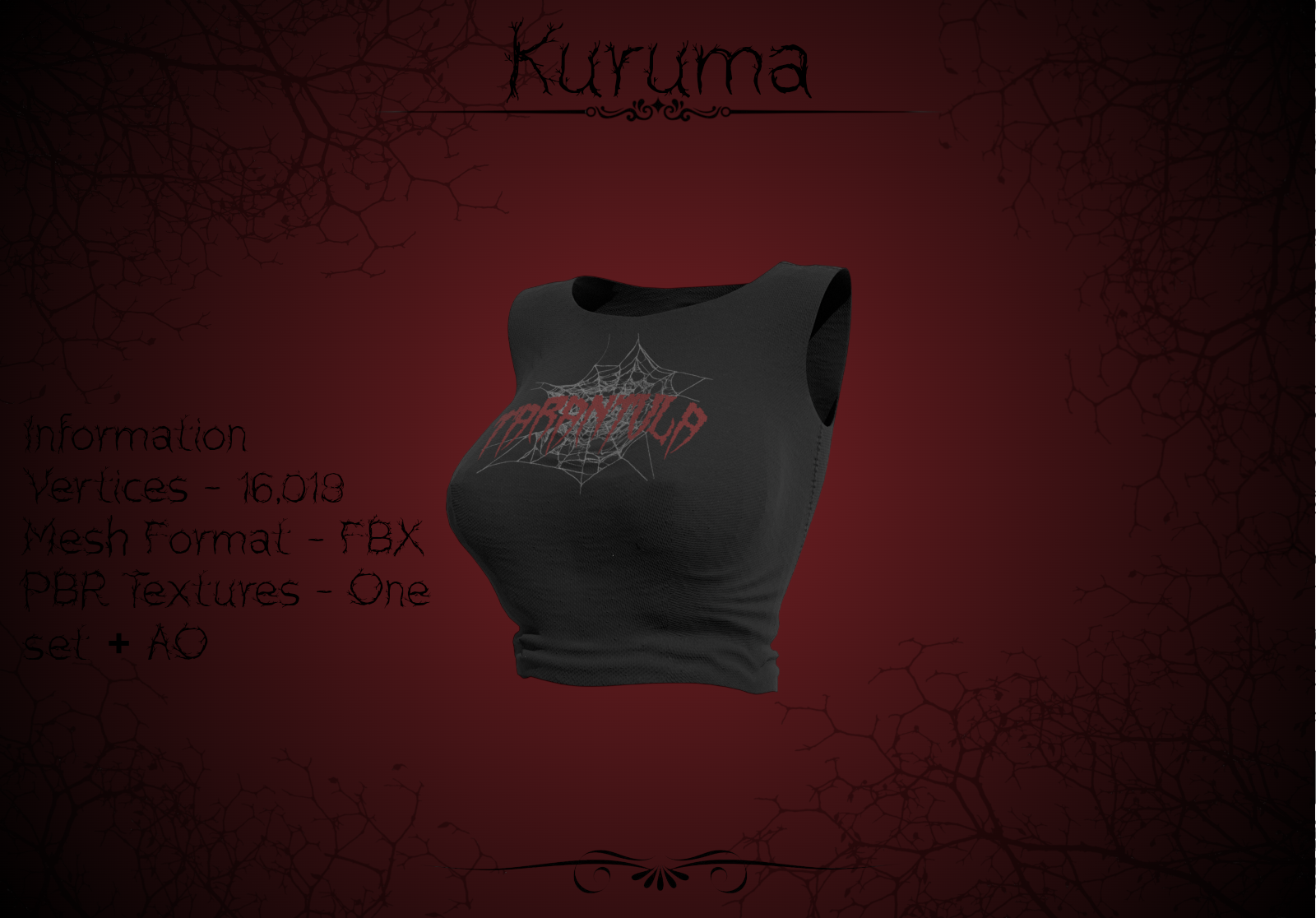 Tarantula Comfy Set
