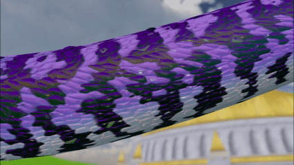 Theropod tail - dinosaur tail asset with animations