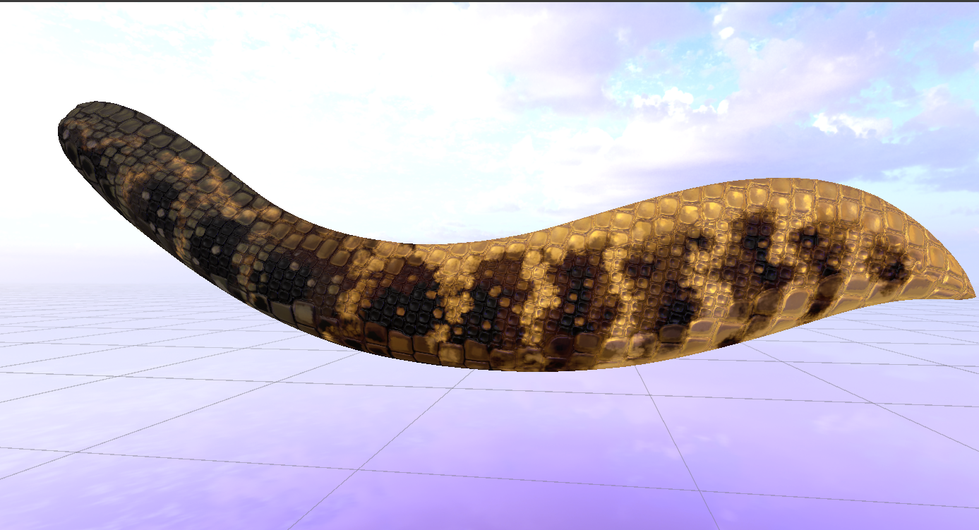 Spinosaurus tail - Tail asset