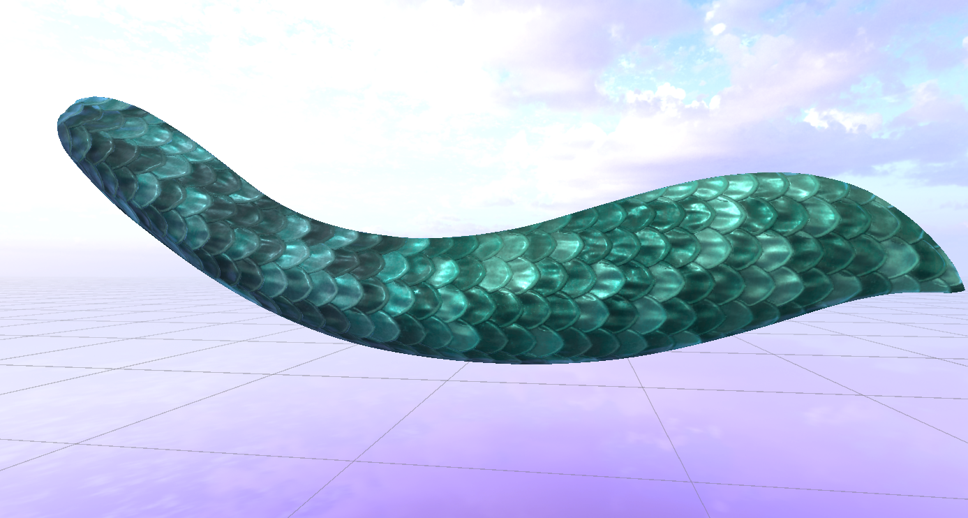 Spinosaurus tail - Tail asset