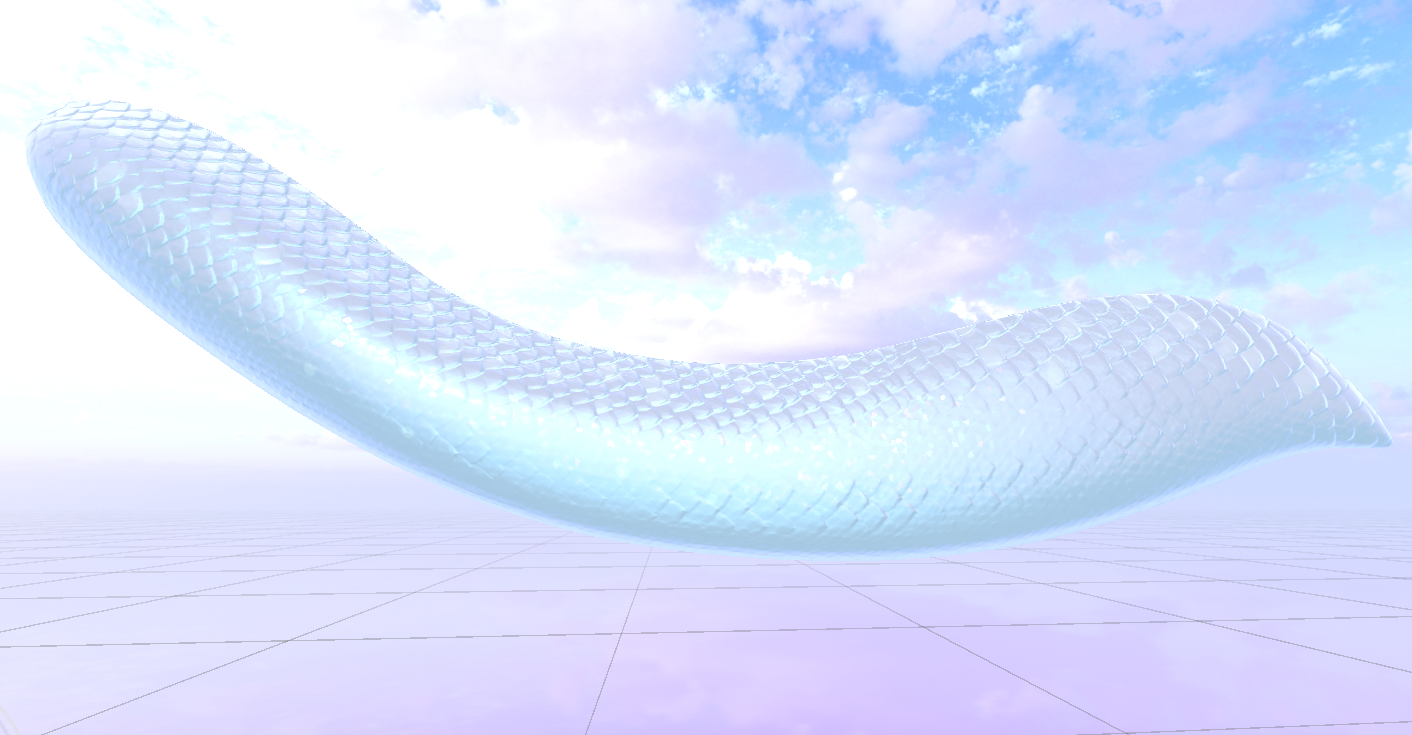 Spinosaurus tail - Tail asset