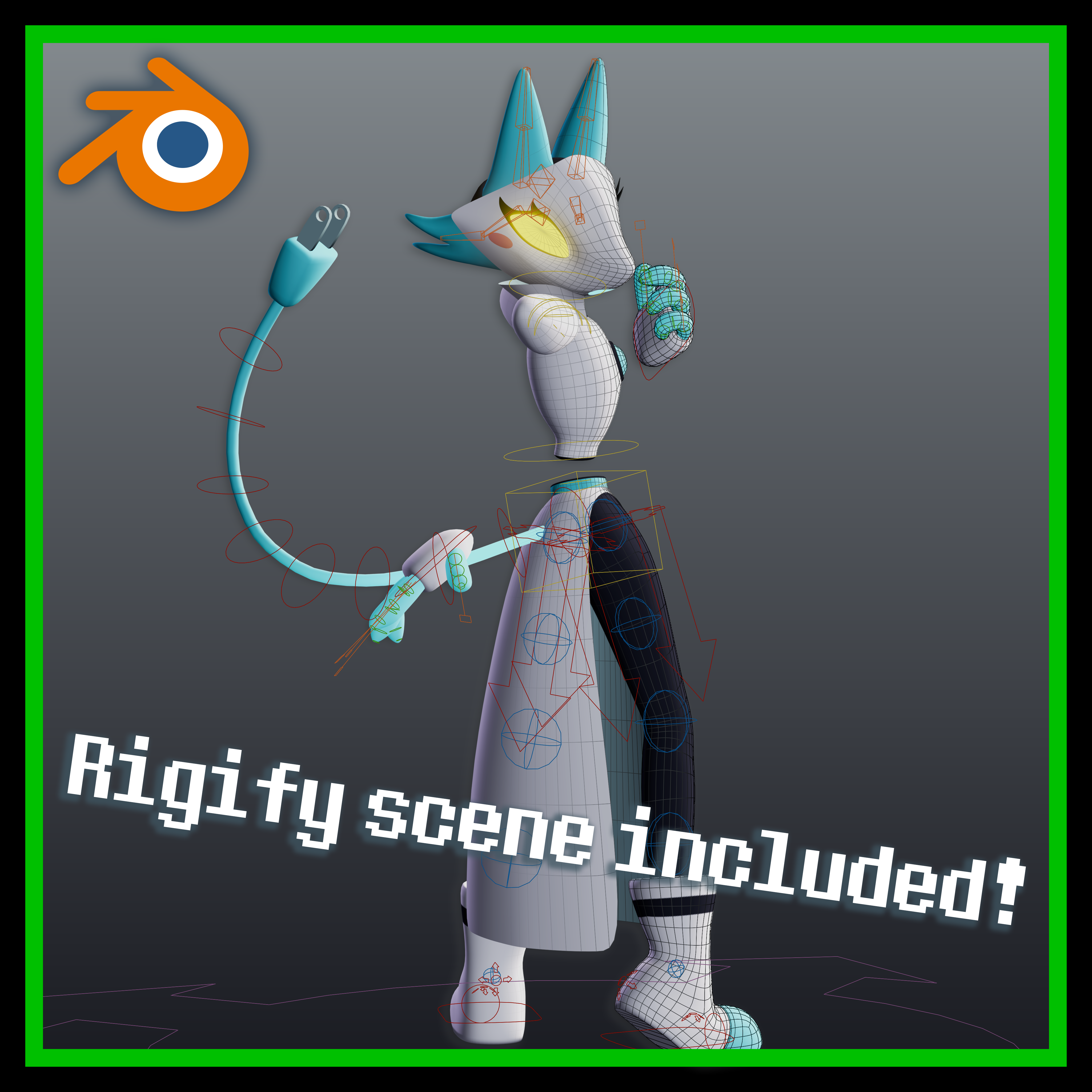 Tasque Manager (VRChat 3D Model + Blender Rig)