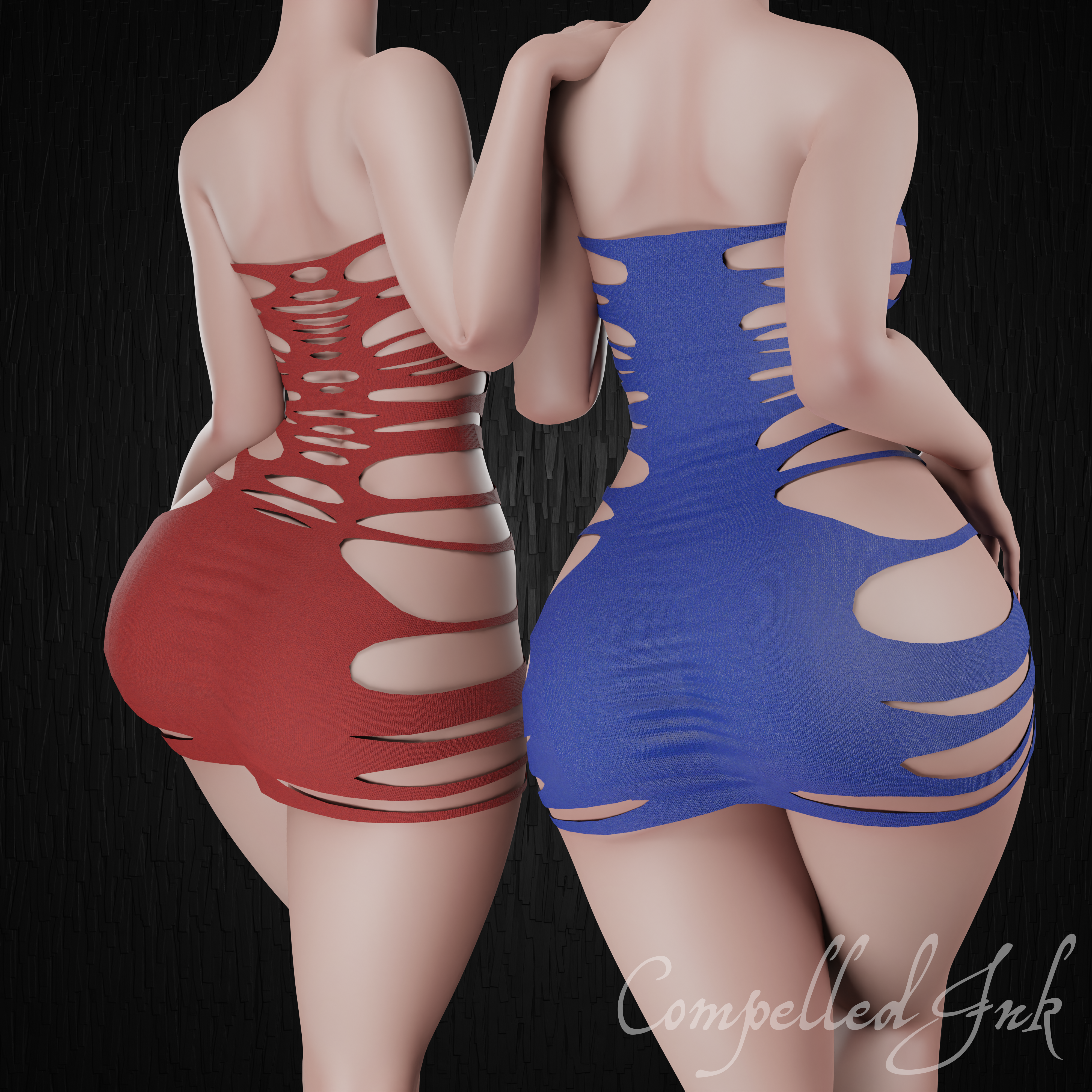 Ripped dresses