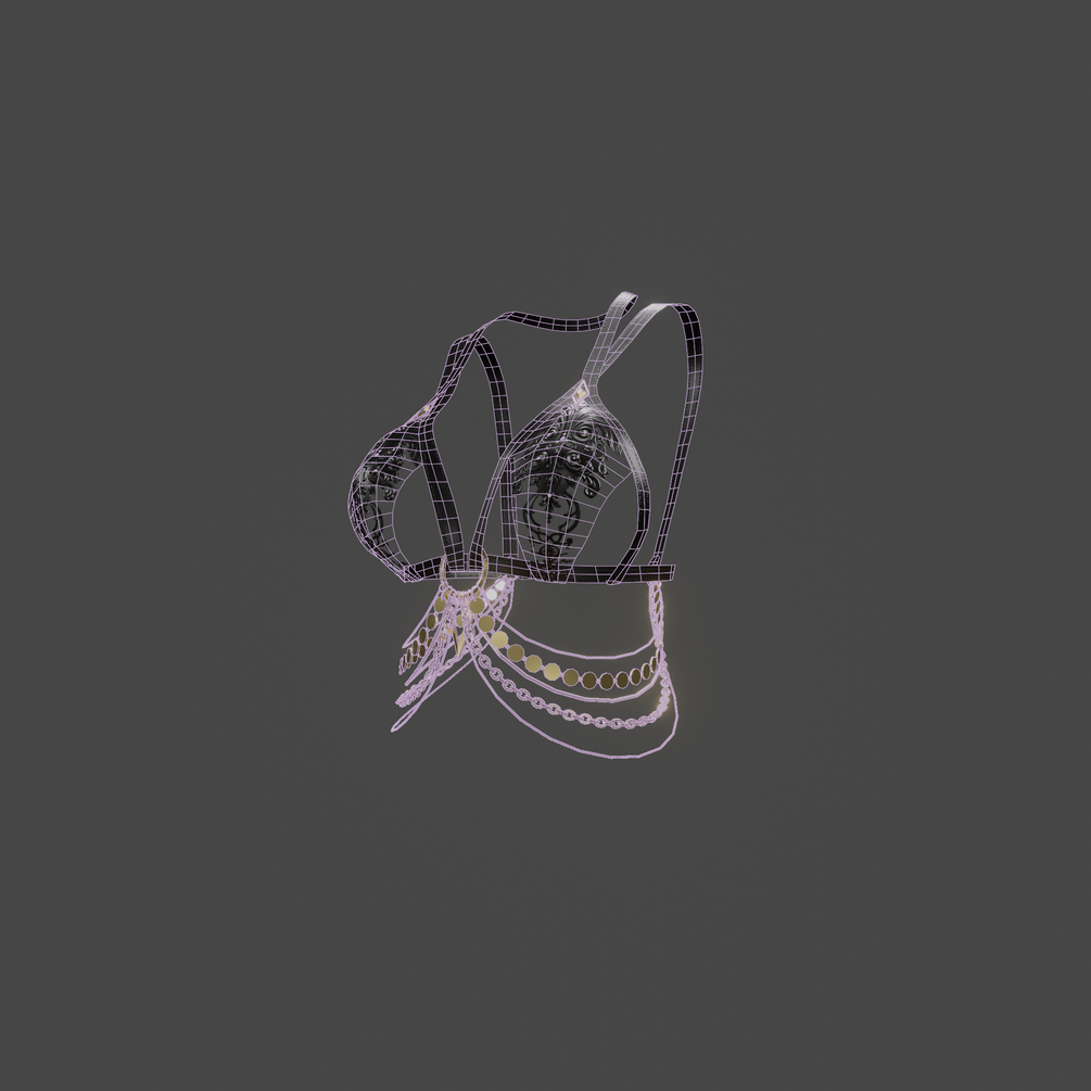 FREE Thin chained bra (400 member gift)