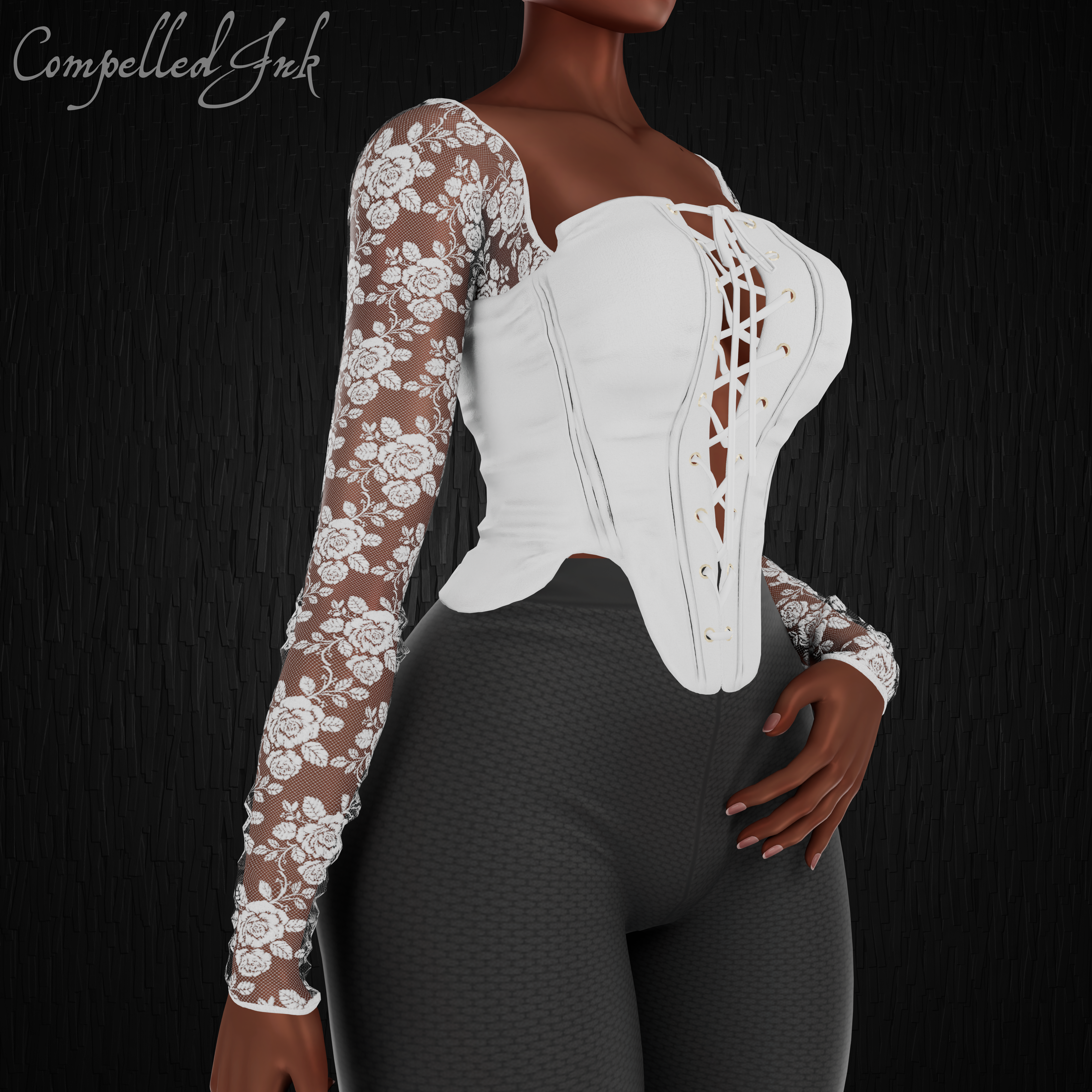 Lace Amour top