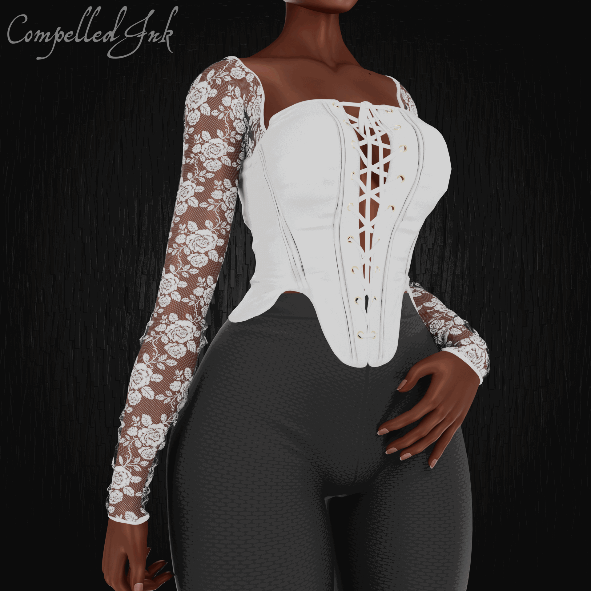 Lace Amour top
