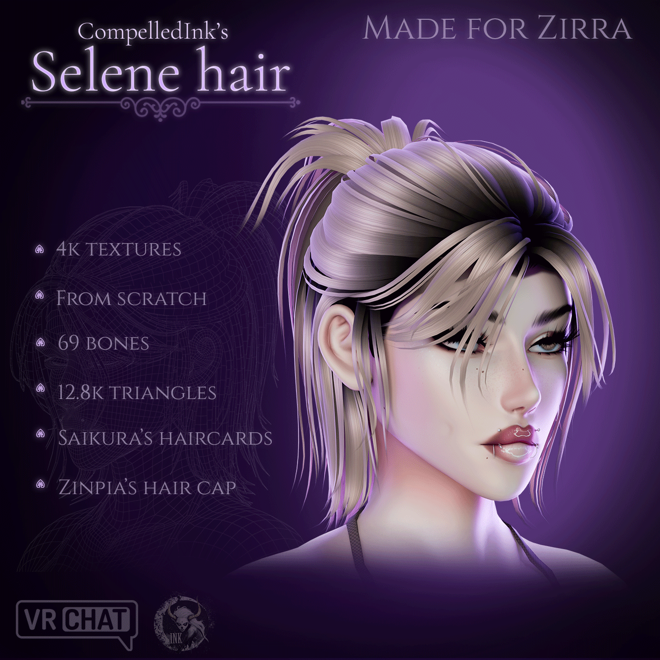 Selene hair