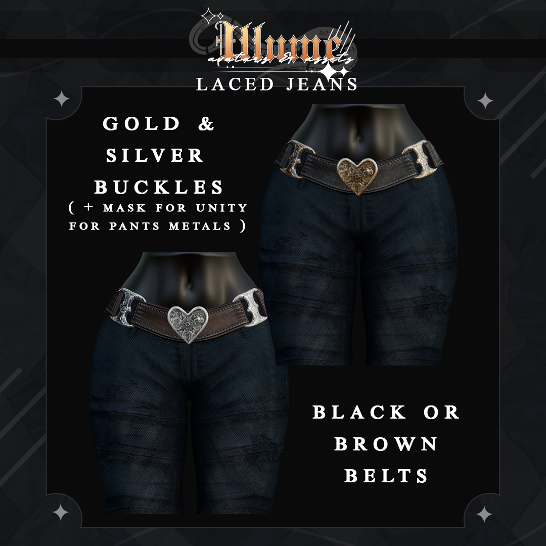 LACED JEANS ASSET ( FIT, RP, EGIRL, VENUS & MORE )