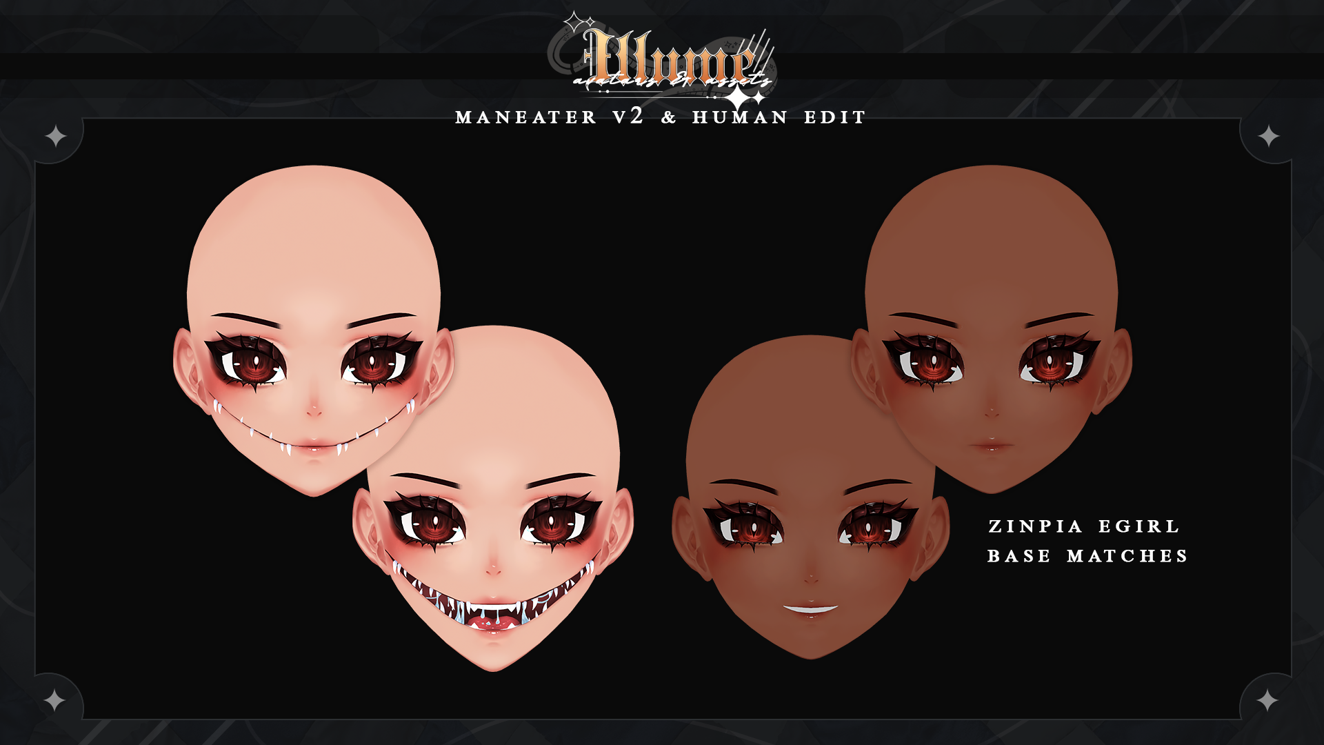MANEATER V2 HEAD + HUMAN EDIT