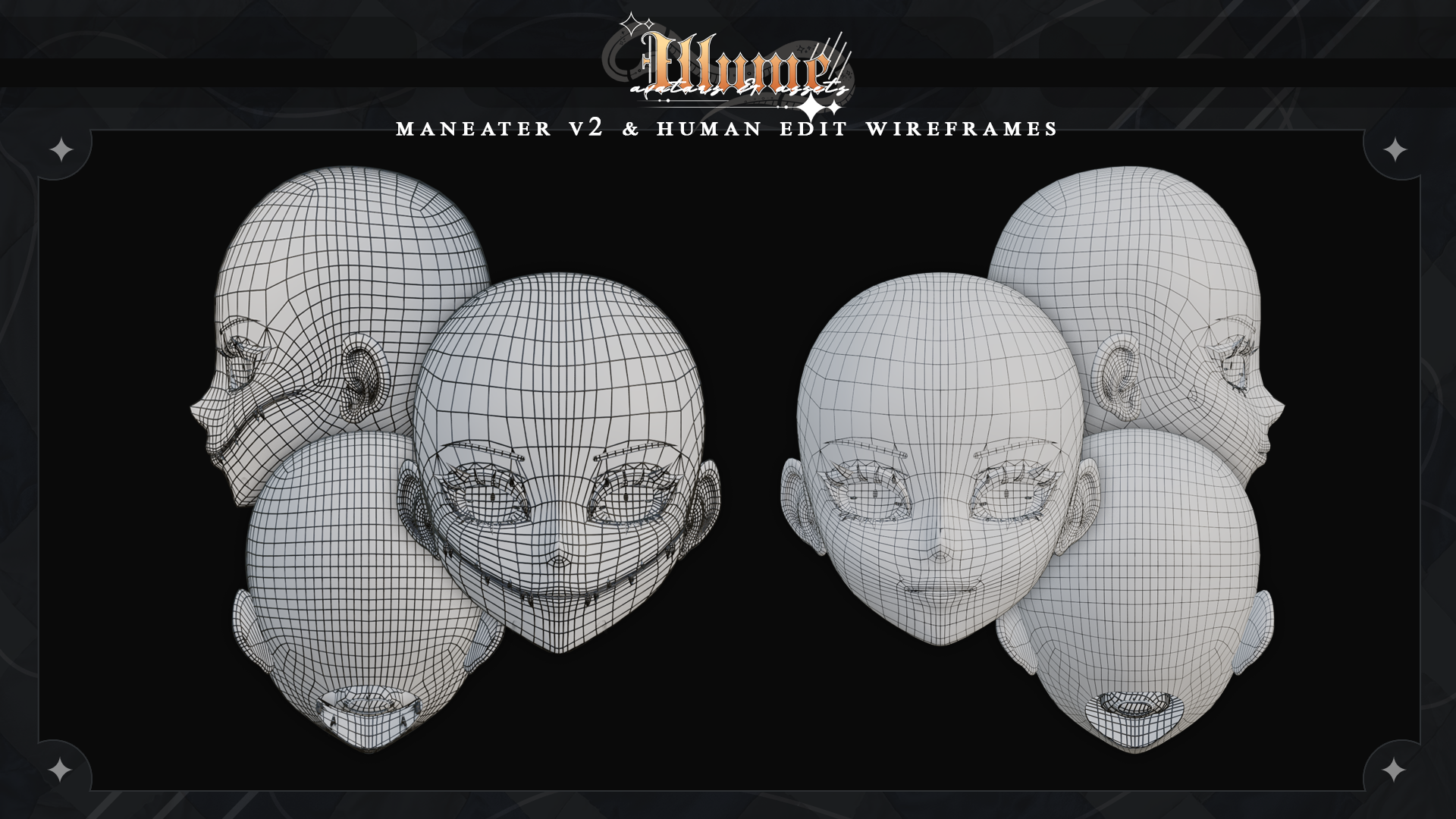 MANEATER V2 HEAD + HUMAN EDIT