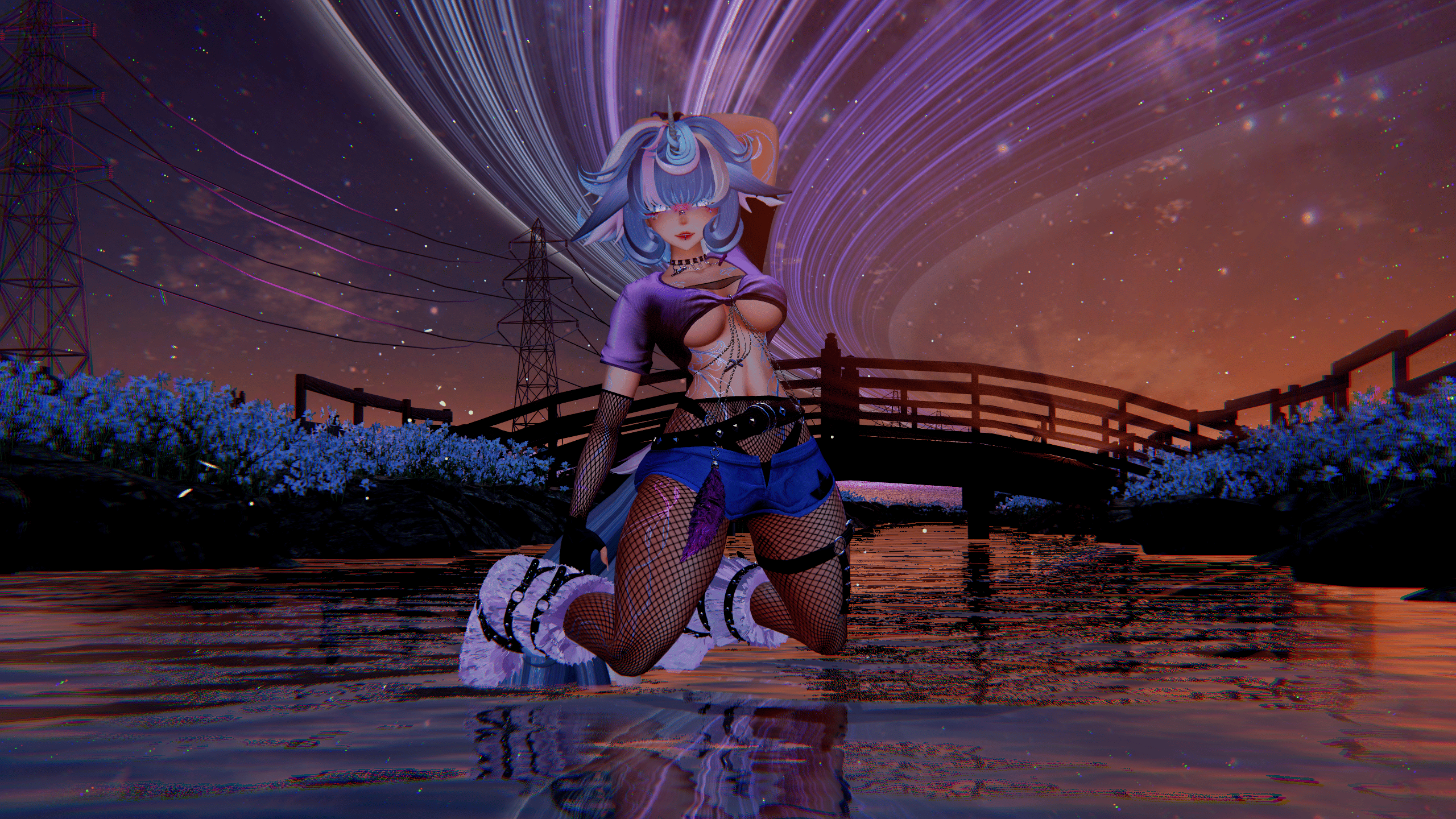 " SOLAURA " VR MODEL + VRCFT/GOGOLOCO/SPS