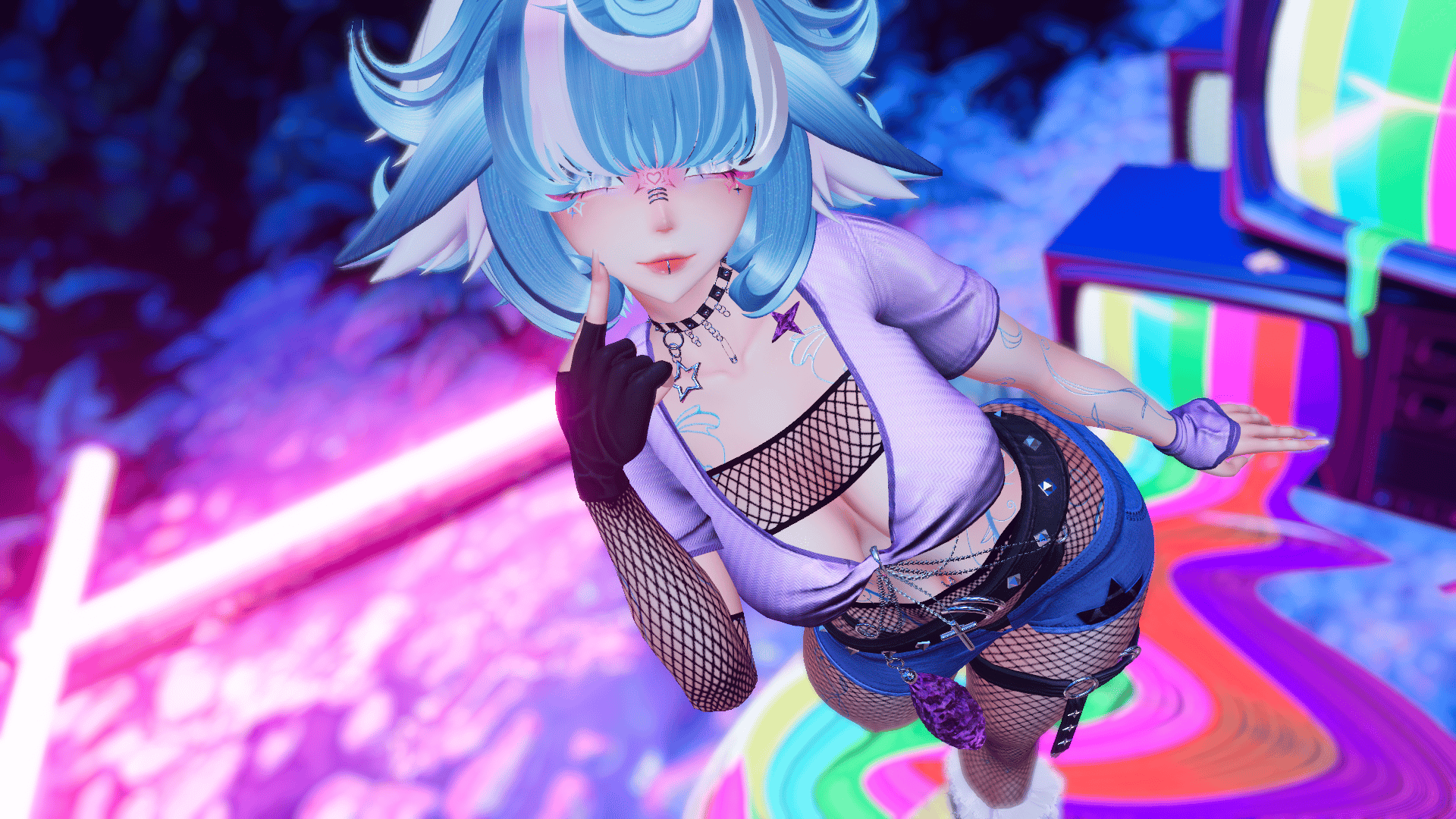 " SOLAURA " VR MODEL + VRCFT/GOGOLOCO/SPS