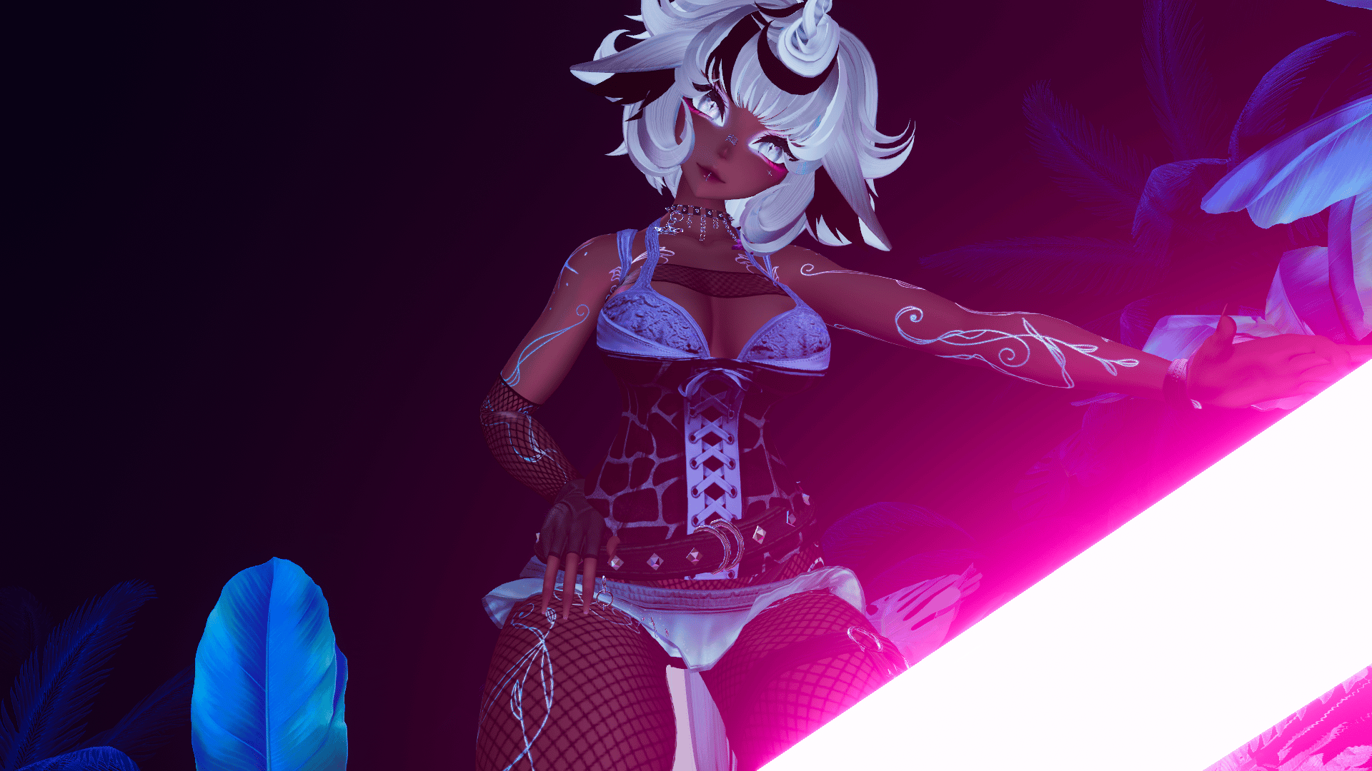 " SOLAURA " VR MODEL + VRCFT/GOGOLOCO/SPS