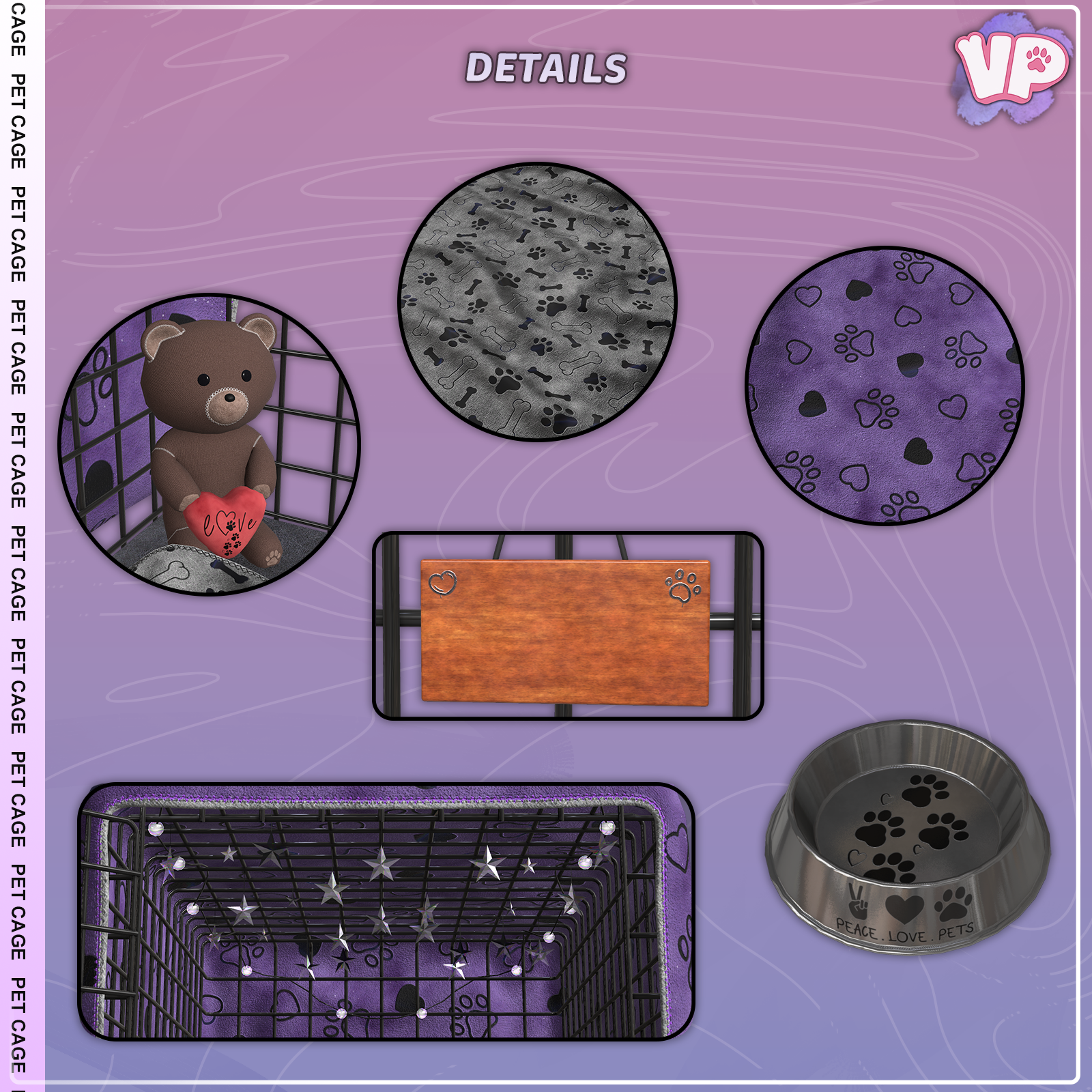 Comfy Pet Cage v2 | VRC Fury | World Constraint