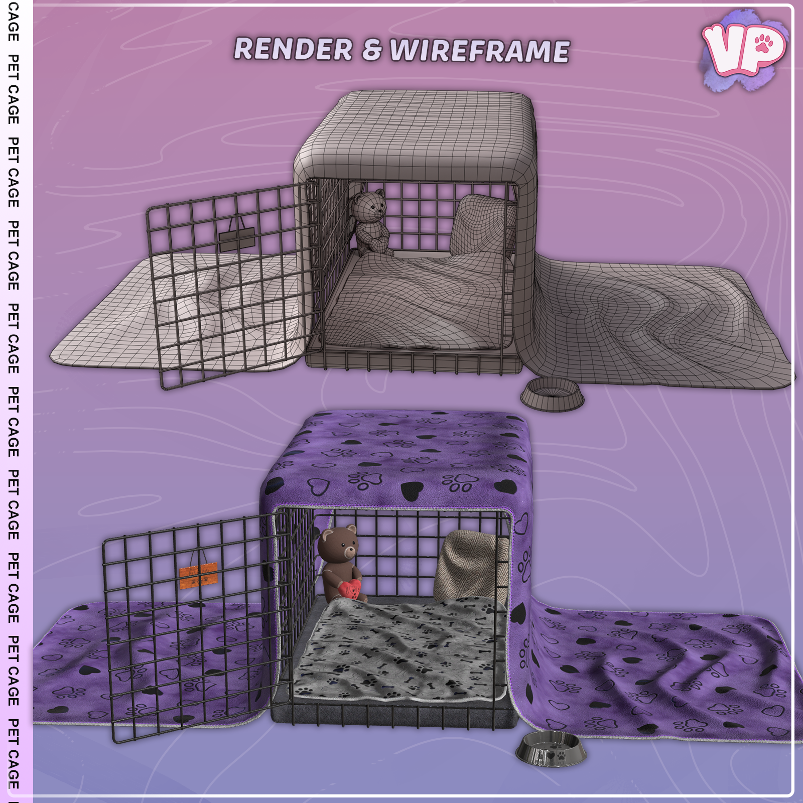 Comfy Pet Cage v2 | VRC Fury | World Constraint