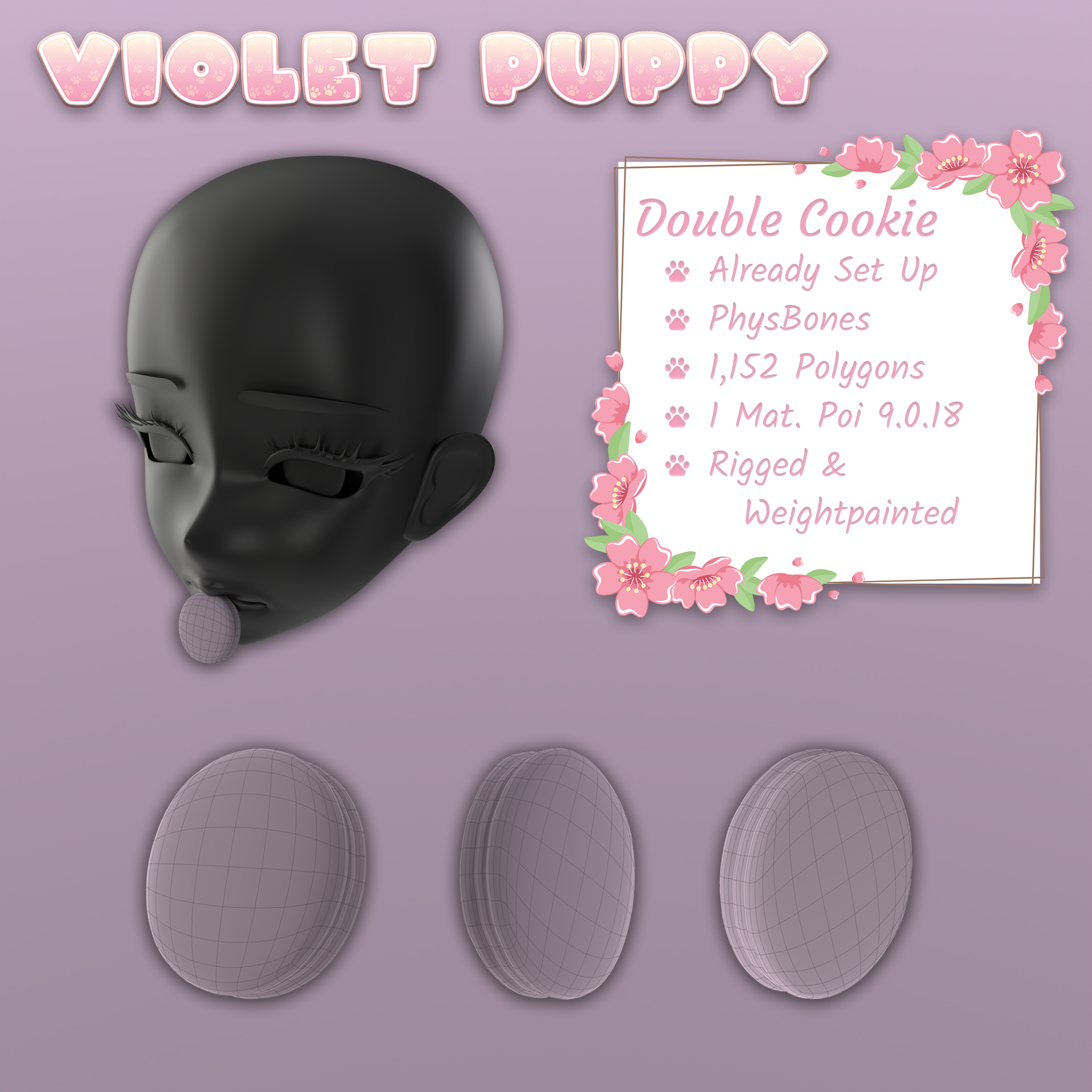 Realistic Cute Cookies! | PhysBones Interaction! | Easy Tnstall + Tutorial | Already Setup!