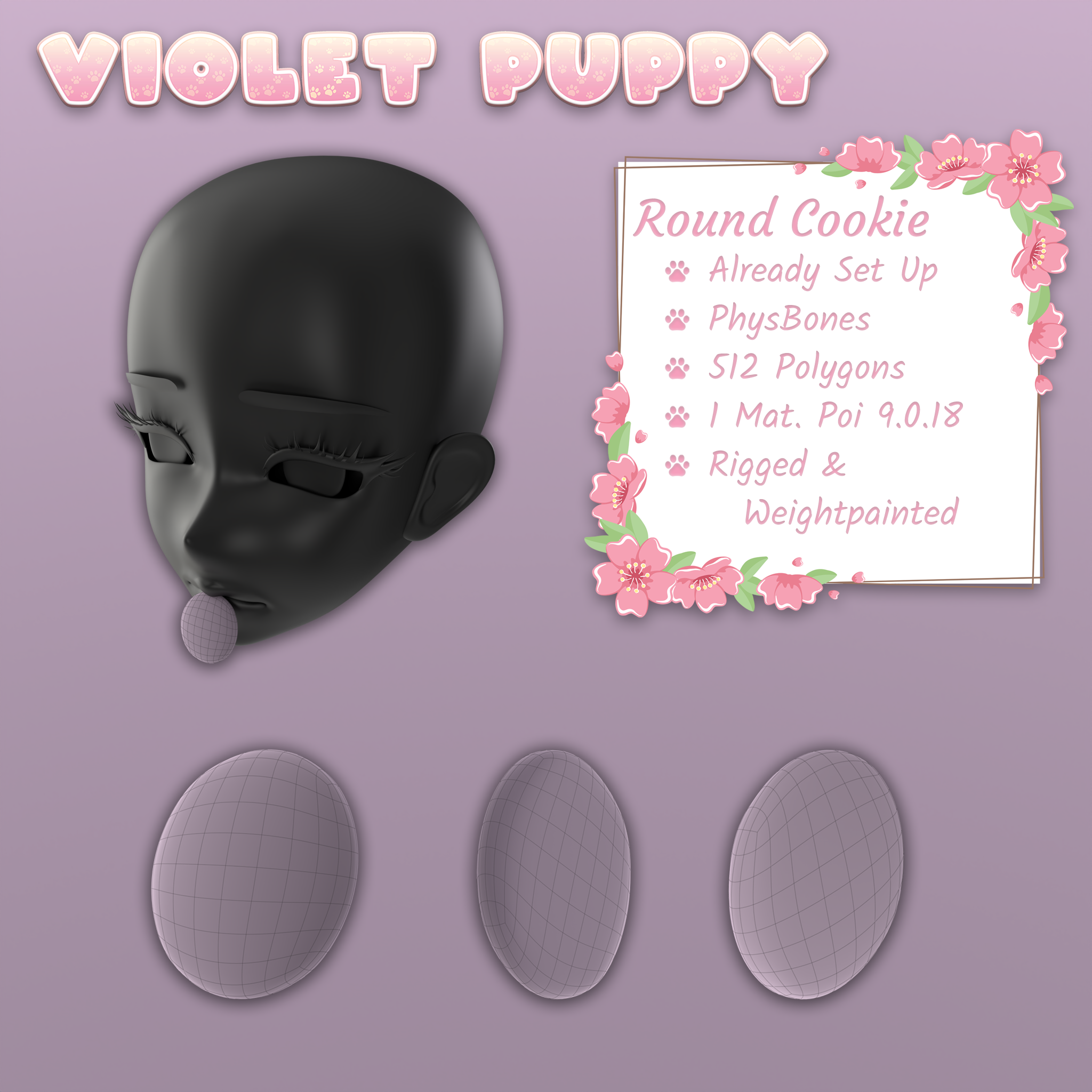 Realistic Cute Cookies! | PhysBones Interaction! | Easy Tnstall + Tutorial | Already Setup!