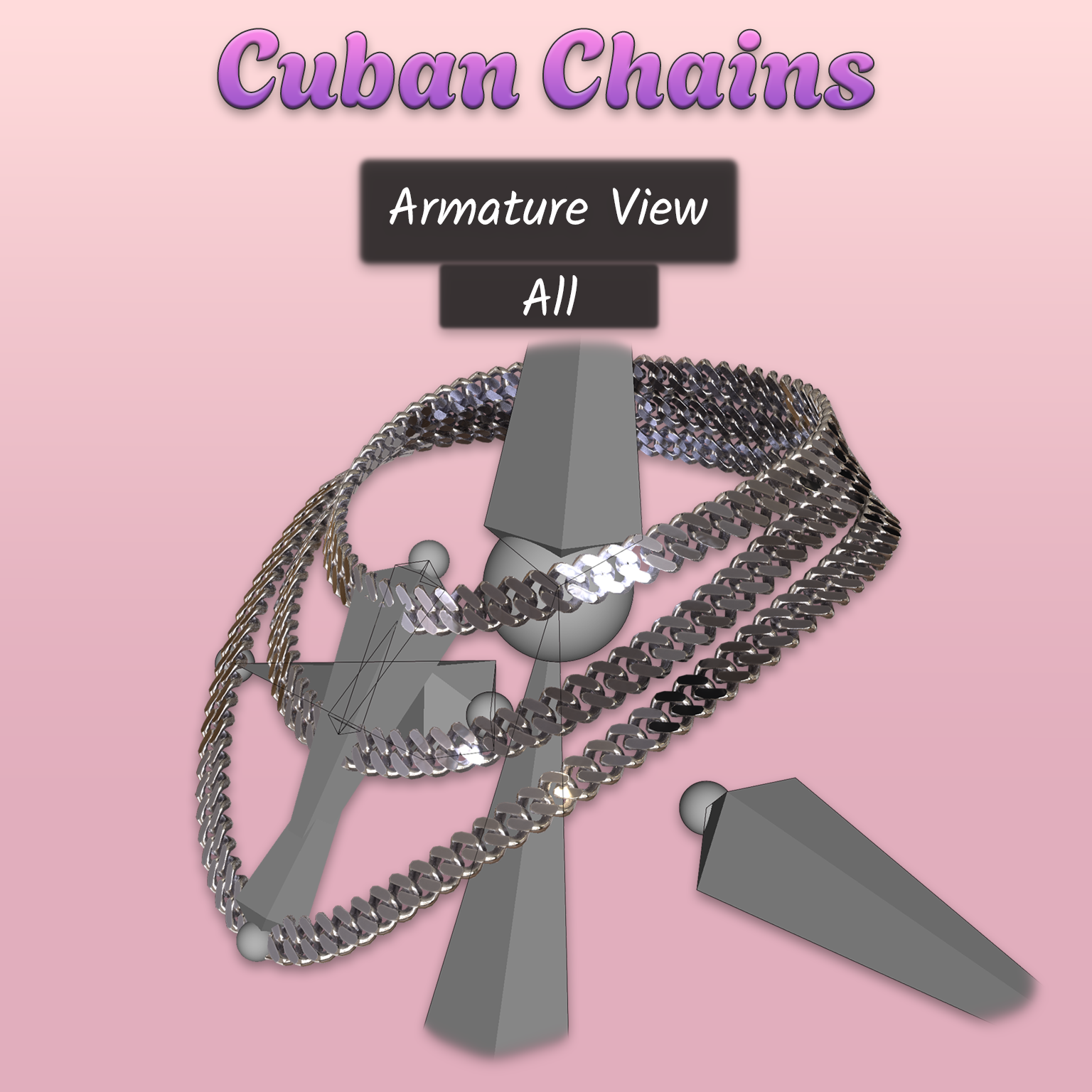 Cuban Chains | PhysBones Interaction! | 20% DISCOUNT!